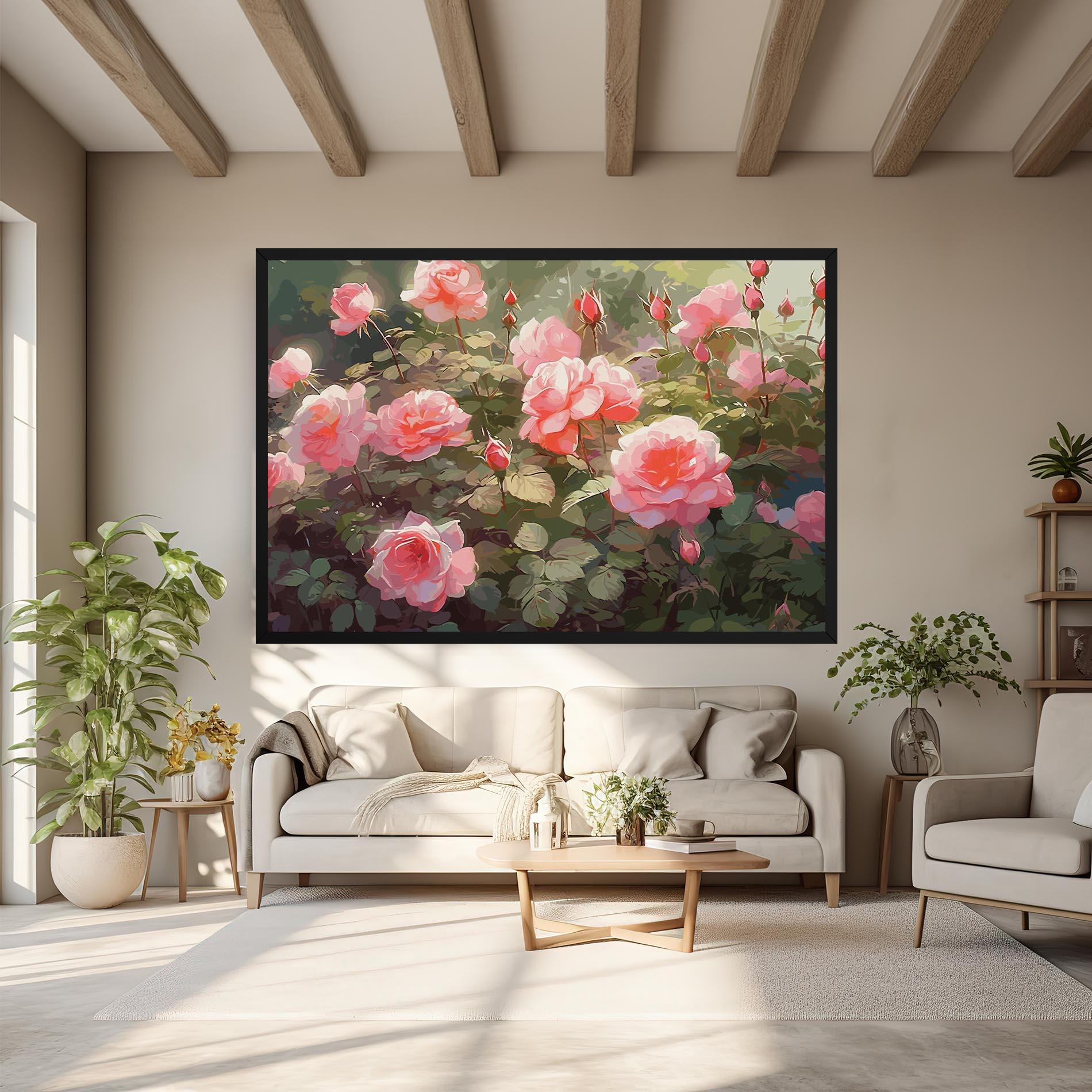 Tablou Canvas Wild Roses mockup 6