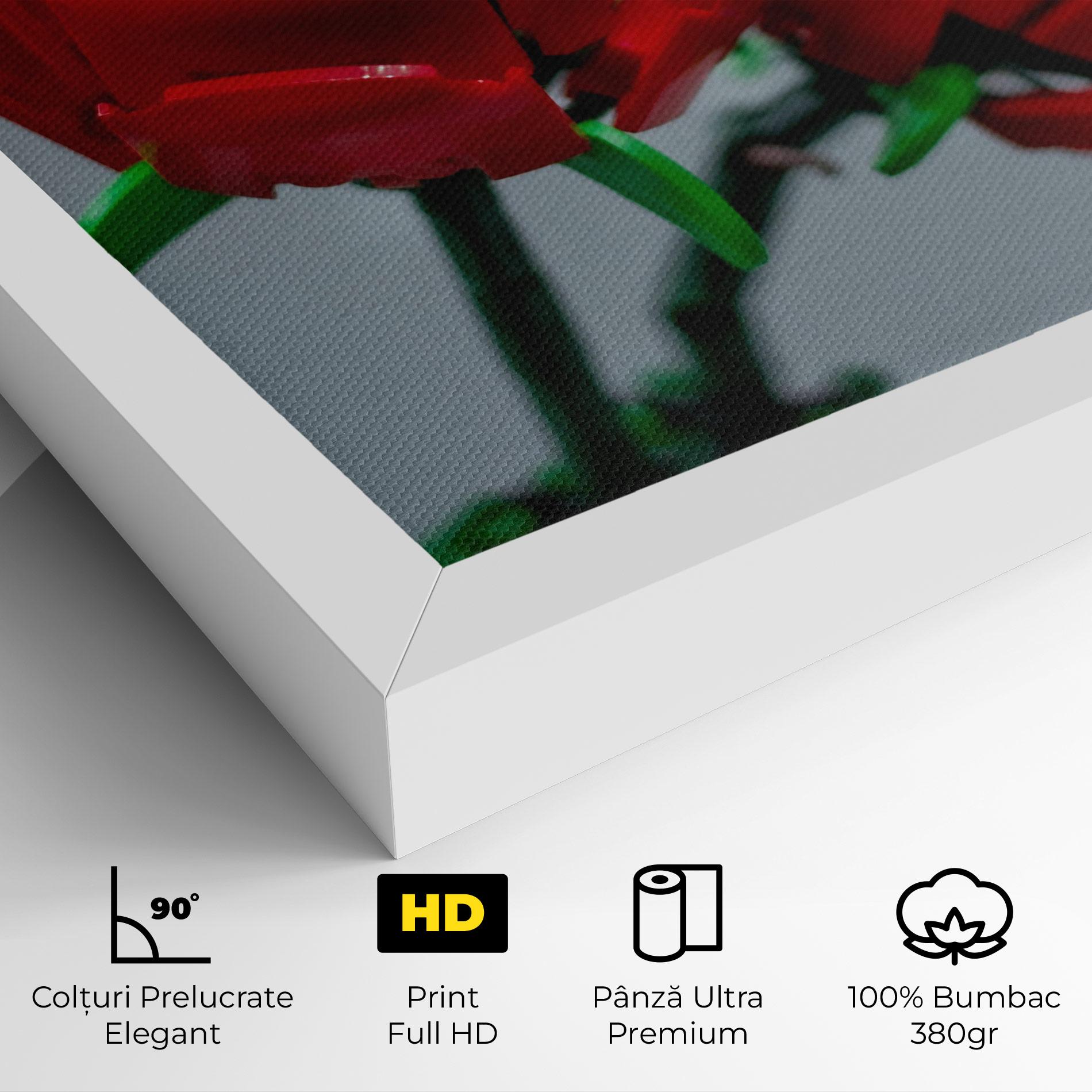Tablou Canvas Lego Red Roses mockup 4