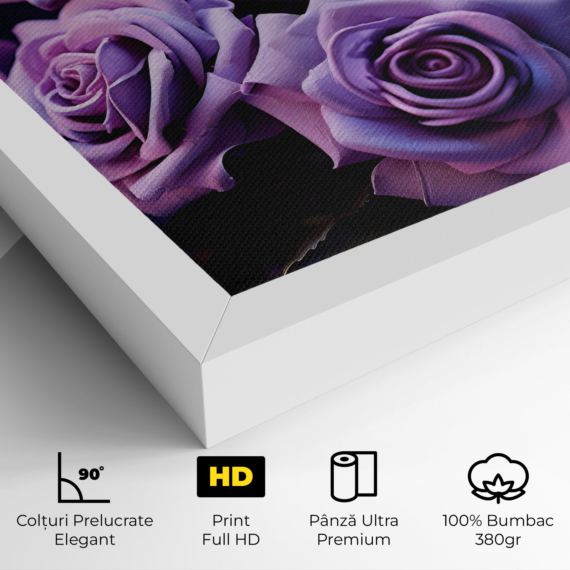 Pastel Purple Rose mockup 4