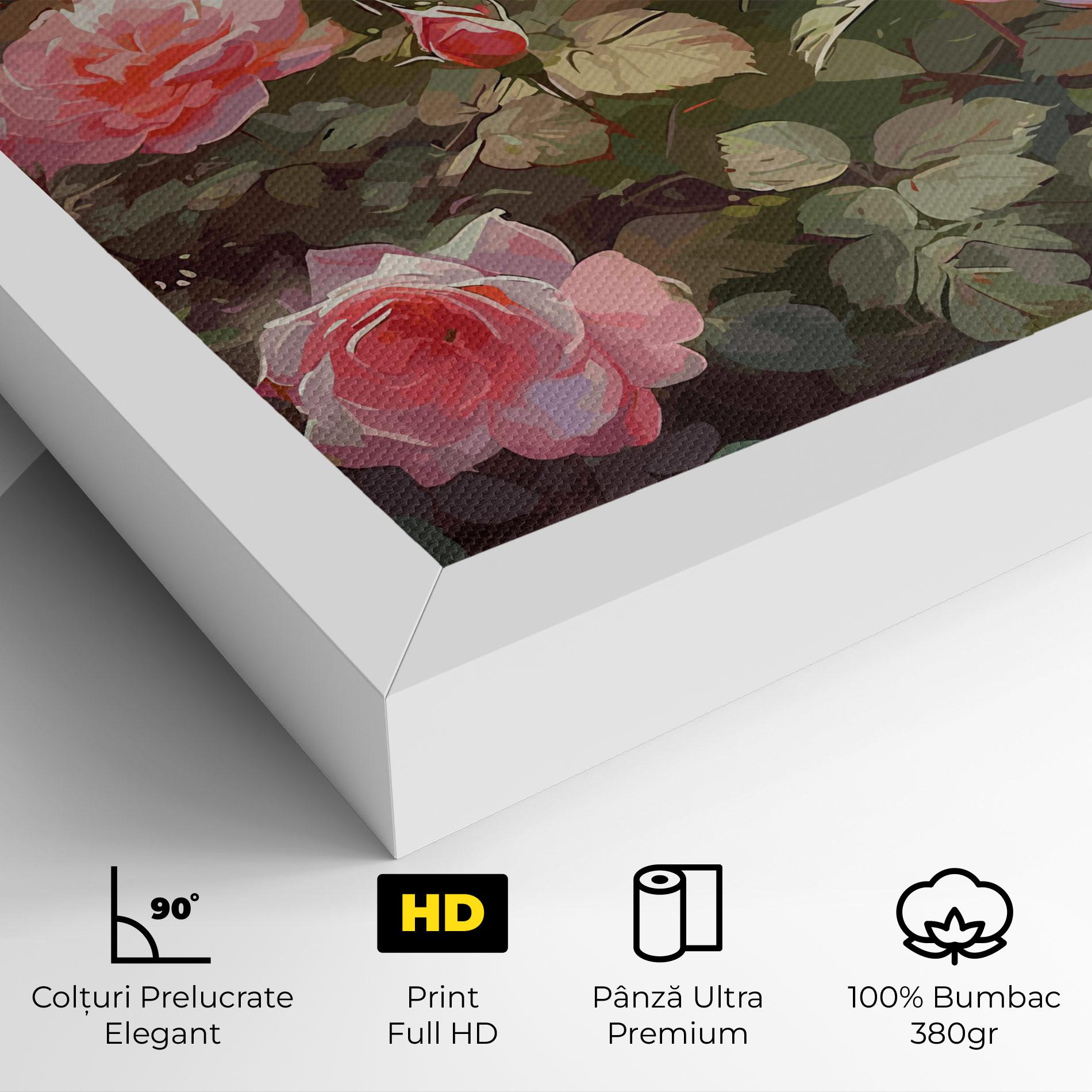 Tablou Canvas Wild Roses mockup 4