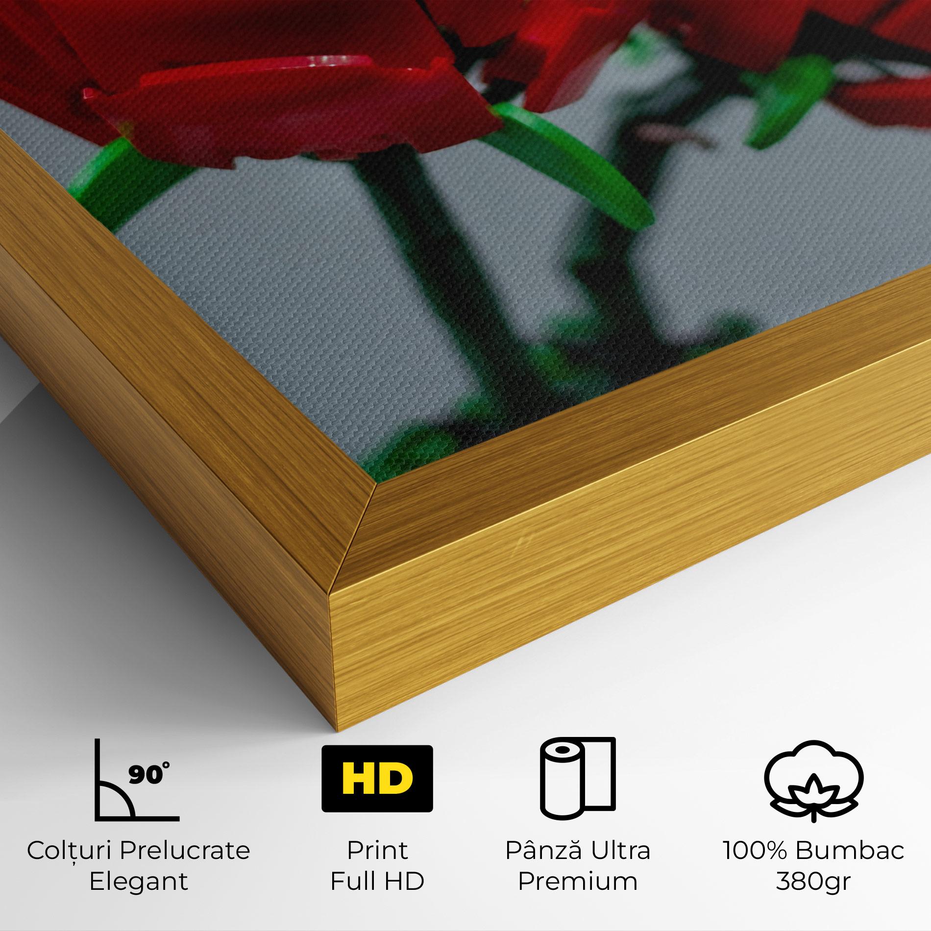 Tablou Canvas Lego Red Roses mockup 4