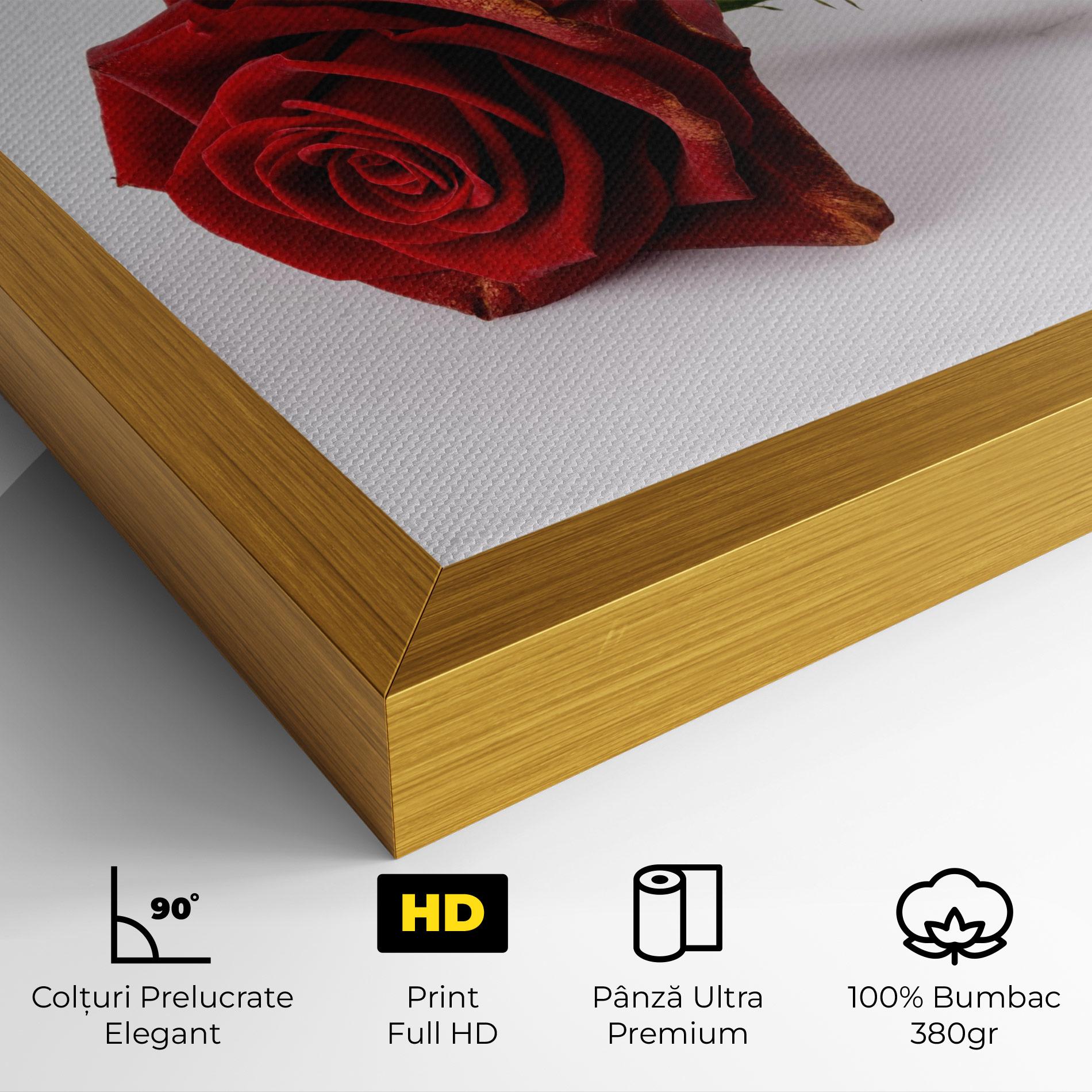 Tablou Canvas Lonely Rose mockup 4
