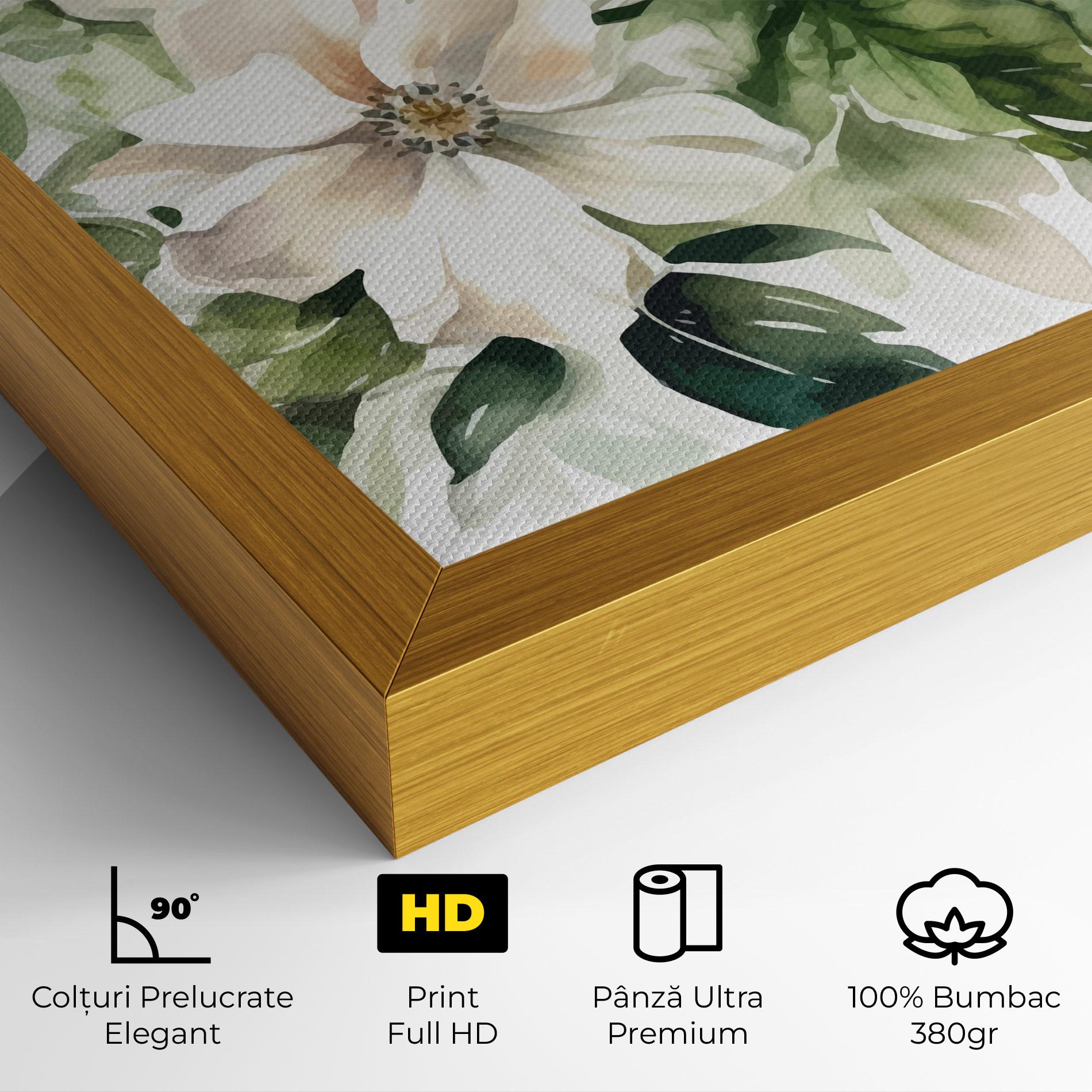 Tablou Canvas Opened Rose mockup 4