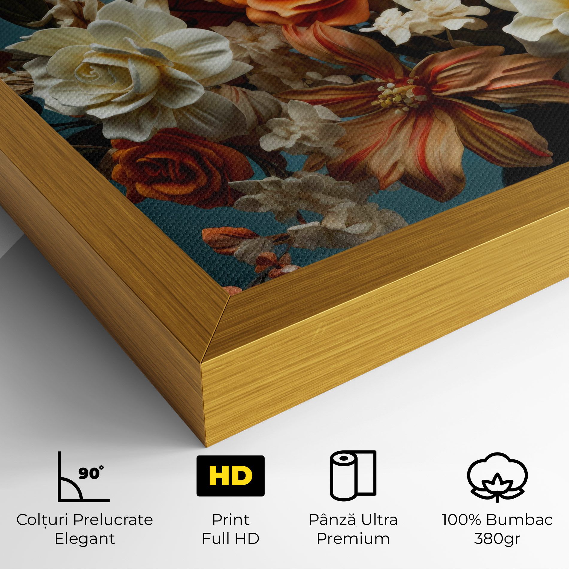 Orange Cream Rose mockup 4