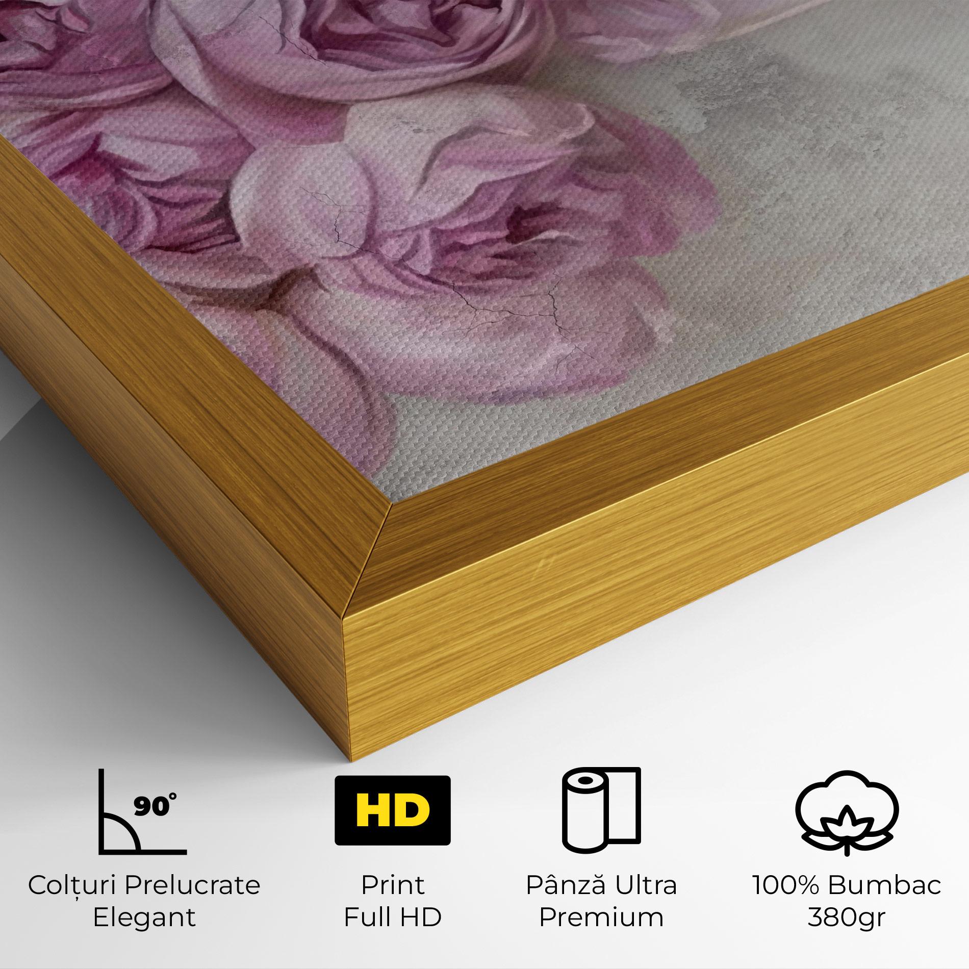 Tablou Canvas Trandafiri Colorati mockup 4