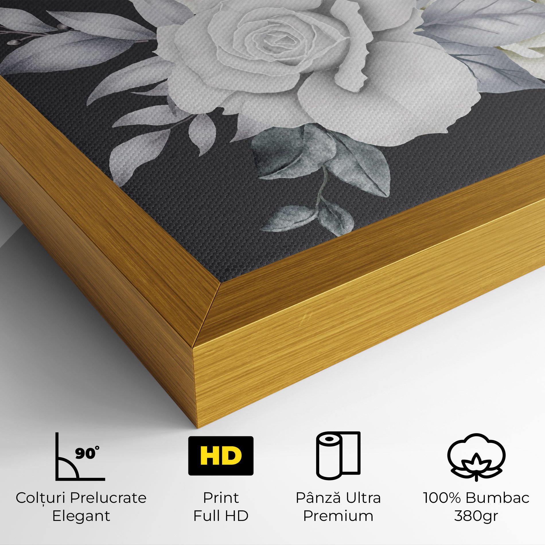 White Grey Rose mockup 4