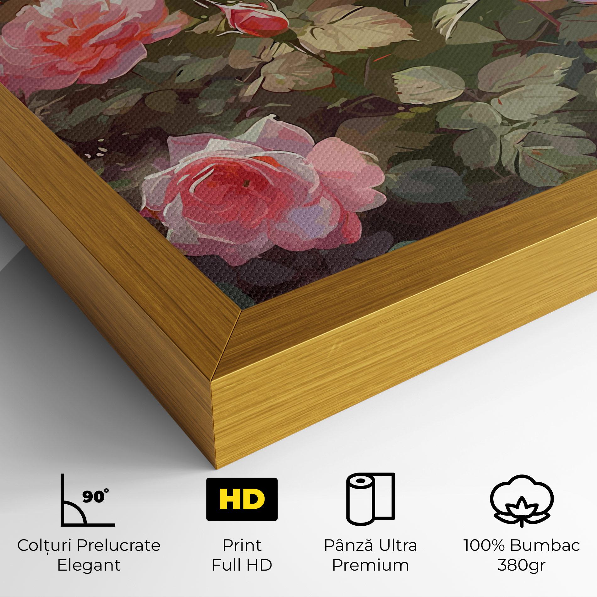 Tablou Canvas Wild Roses mockup 4
