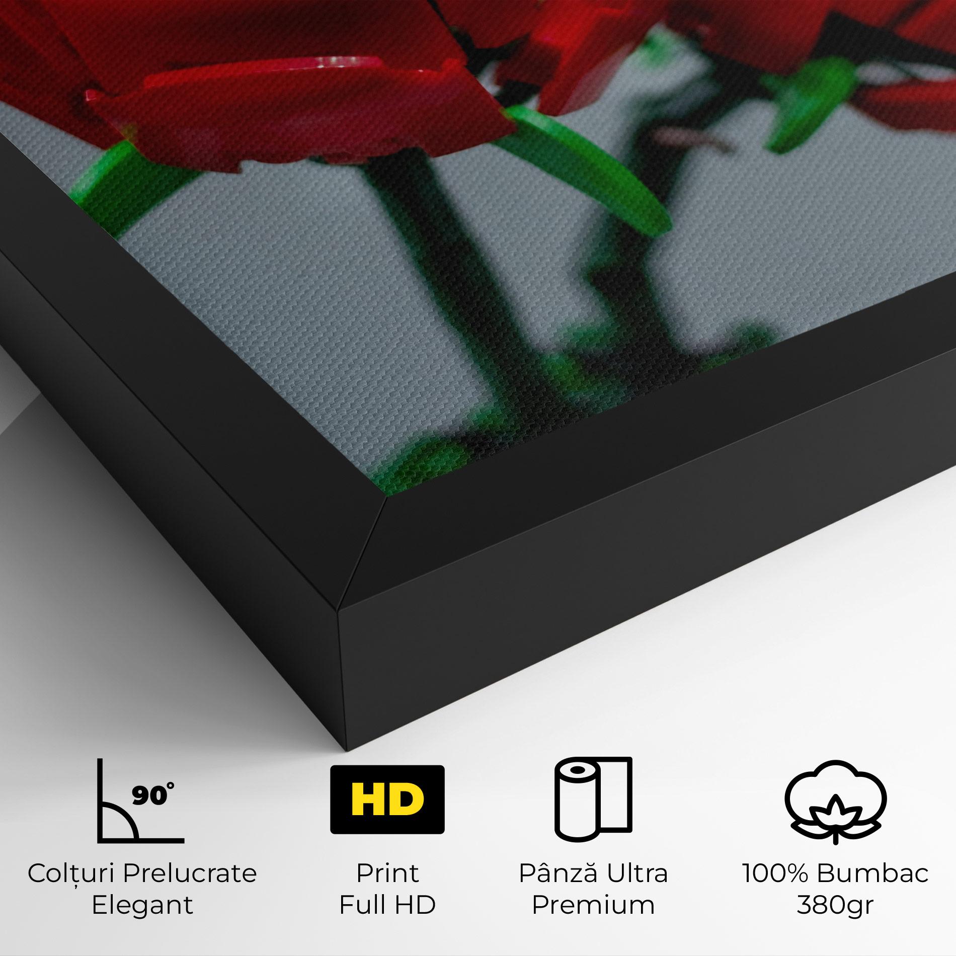 Tablou Canvas Lego Red Roses mockup 4