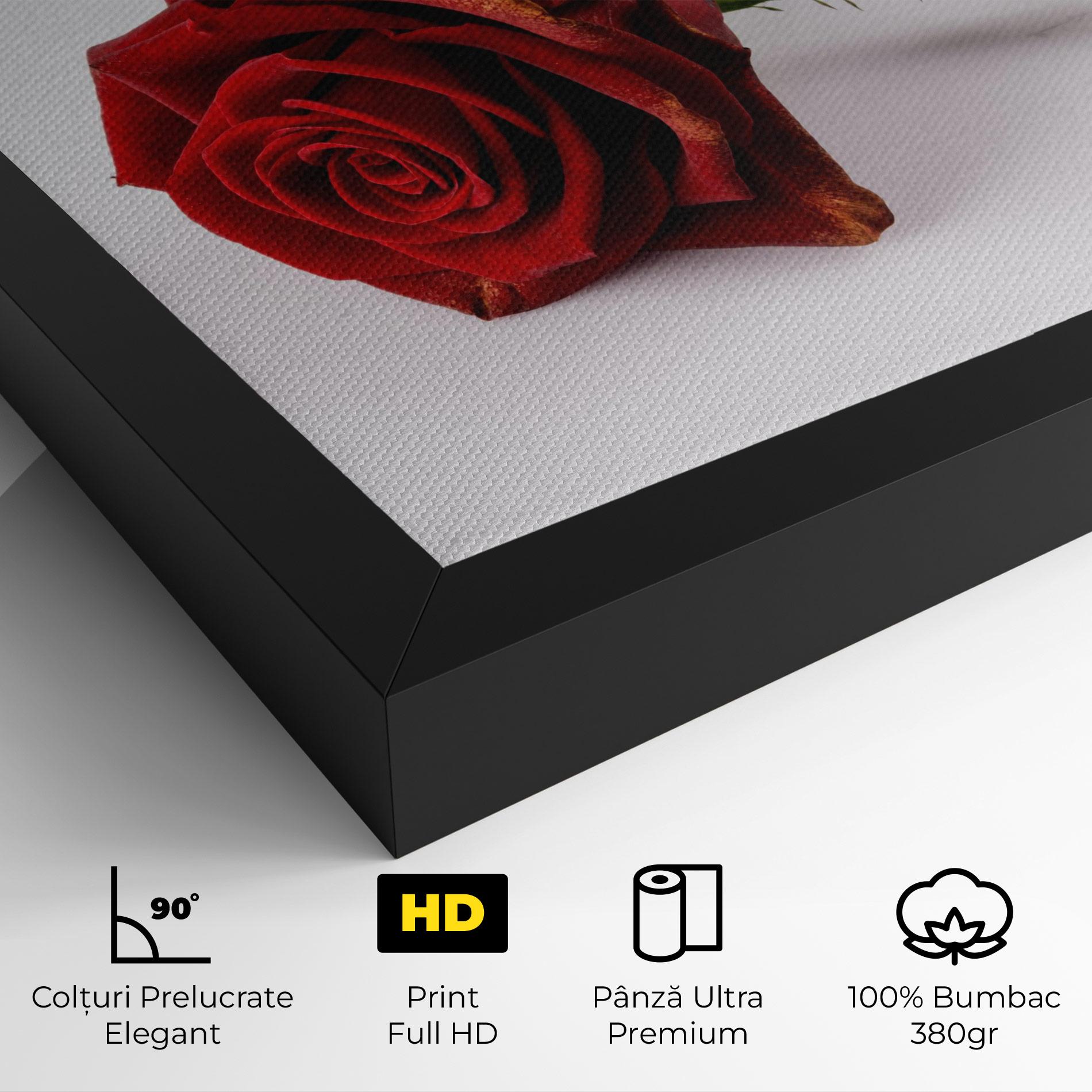 Tablou Canvas Lonely Rose mockup 4