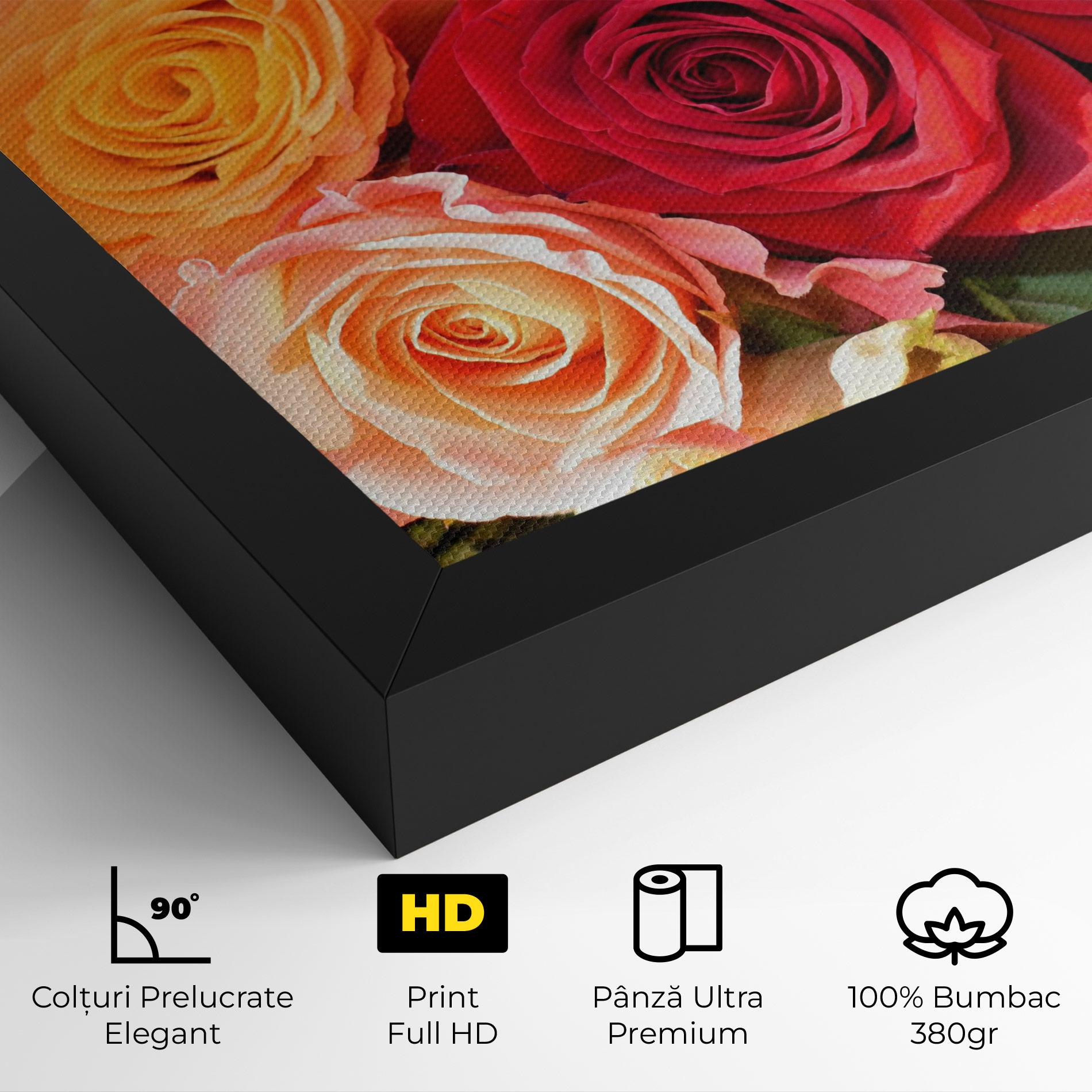 Tablou Canvas Mixed Roses mockup 4