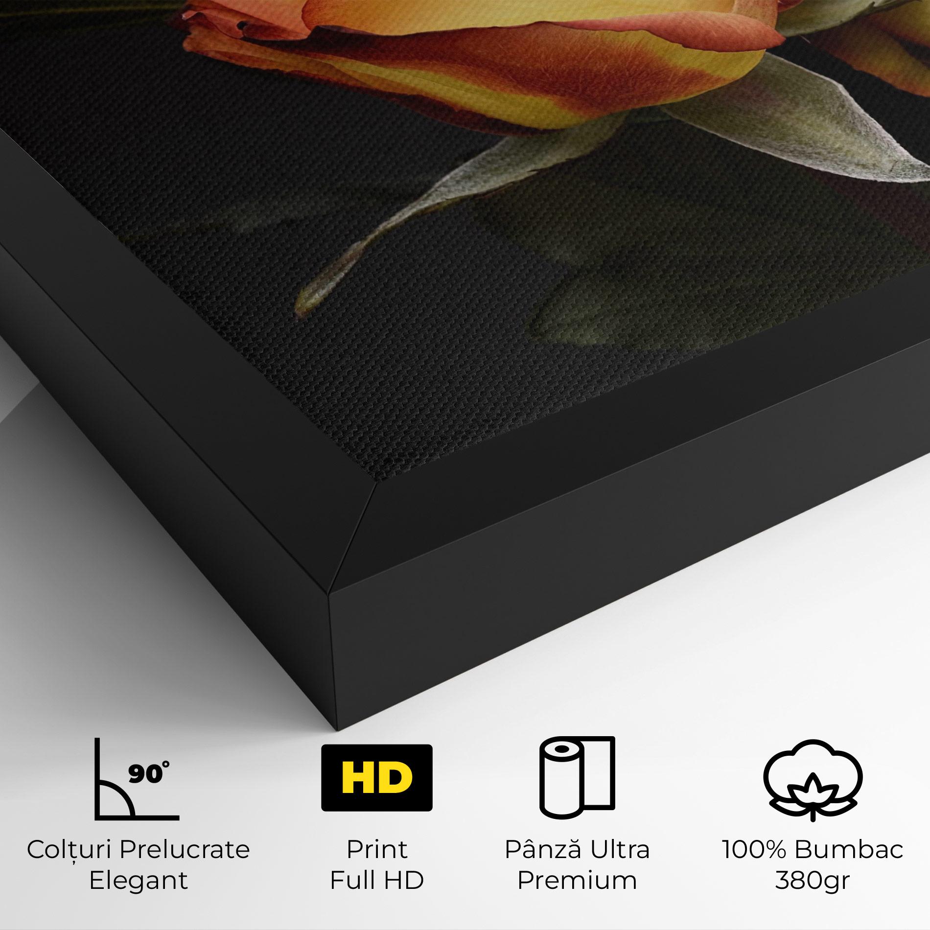 Tablou Canvas Orange Rose mockup 4