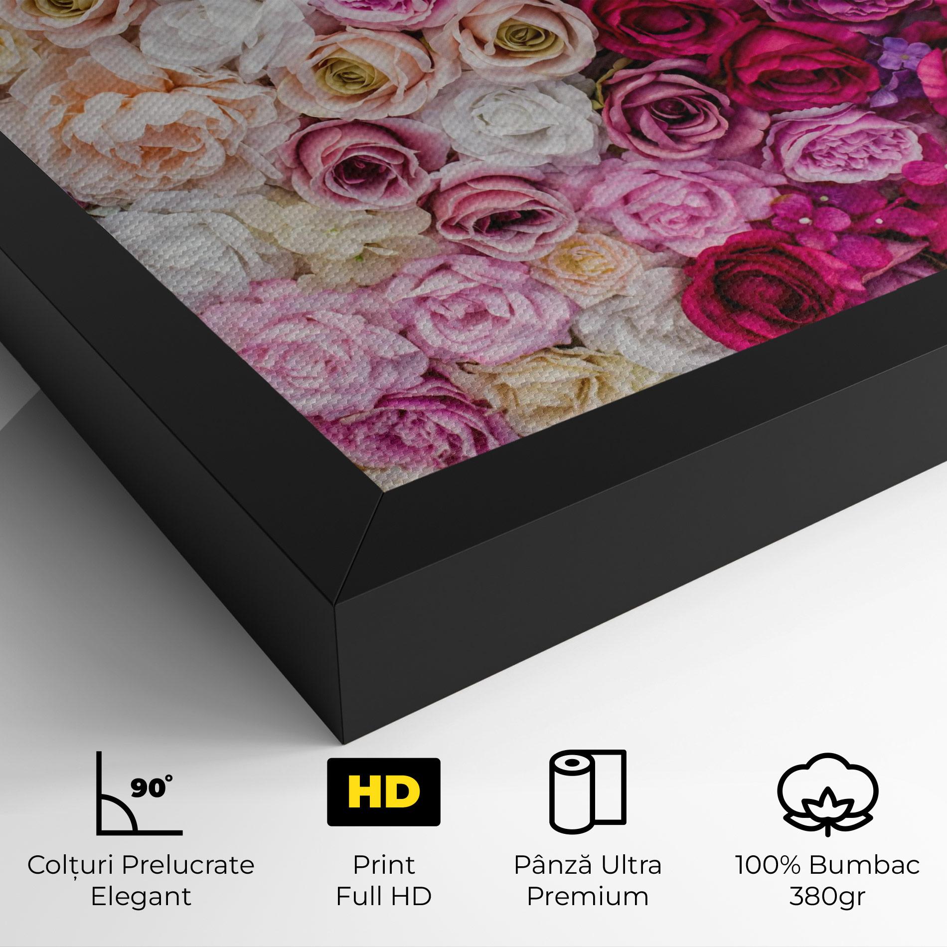 Tablou Canvas Perete Trandafiri mockup 4