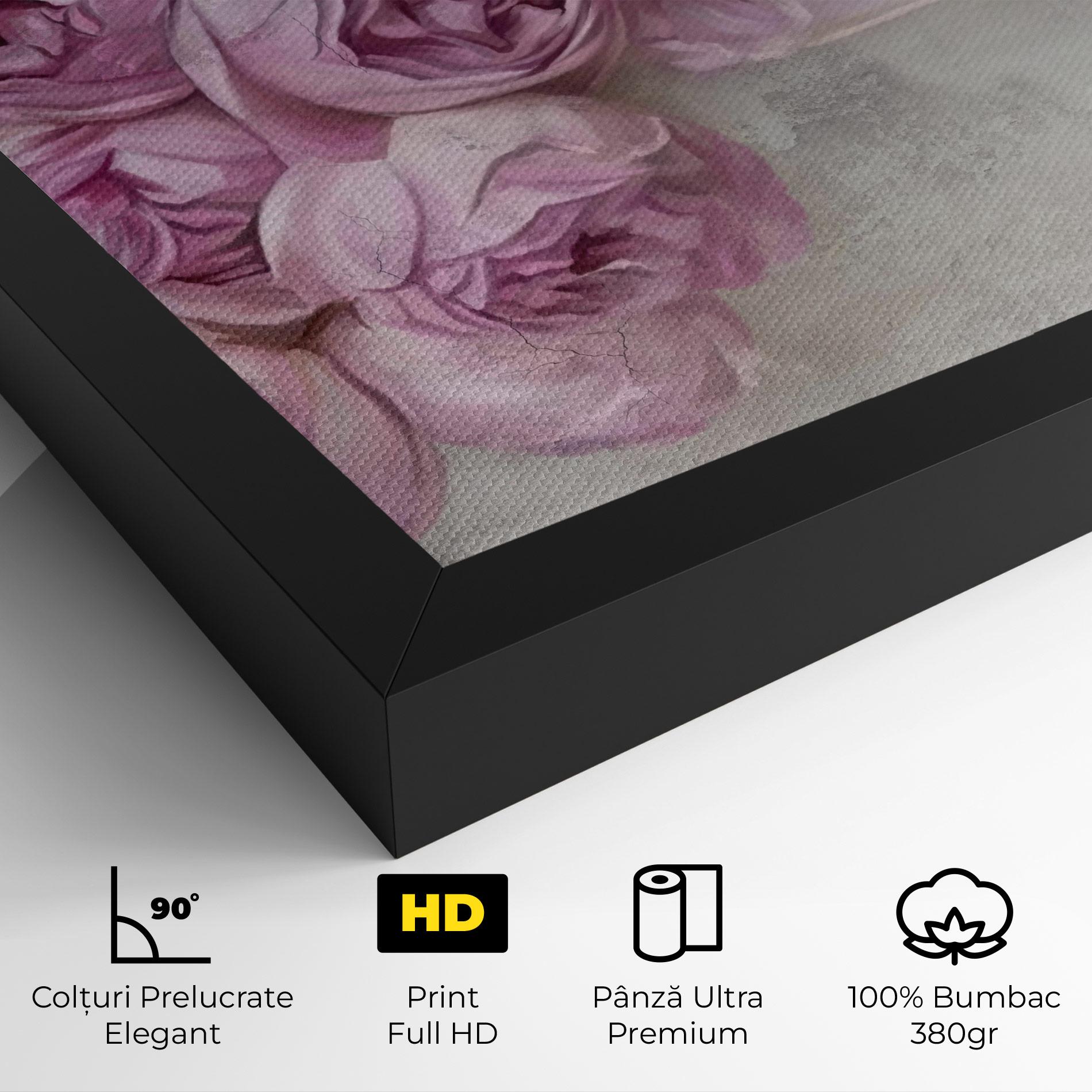 Tablou Canvas Trandafiri Colorati mockup 4