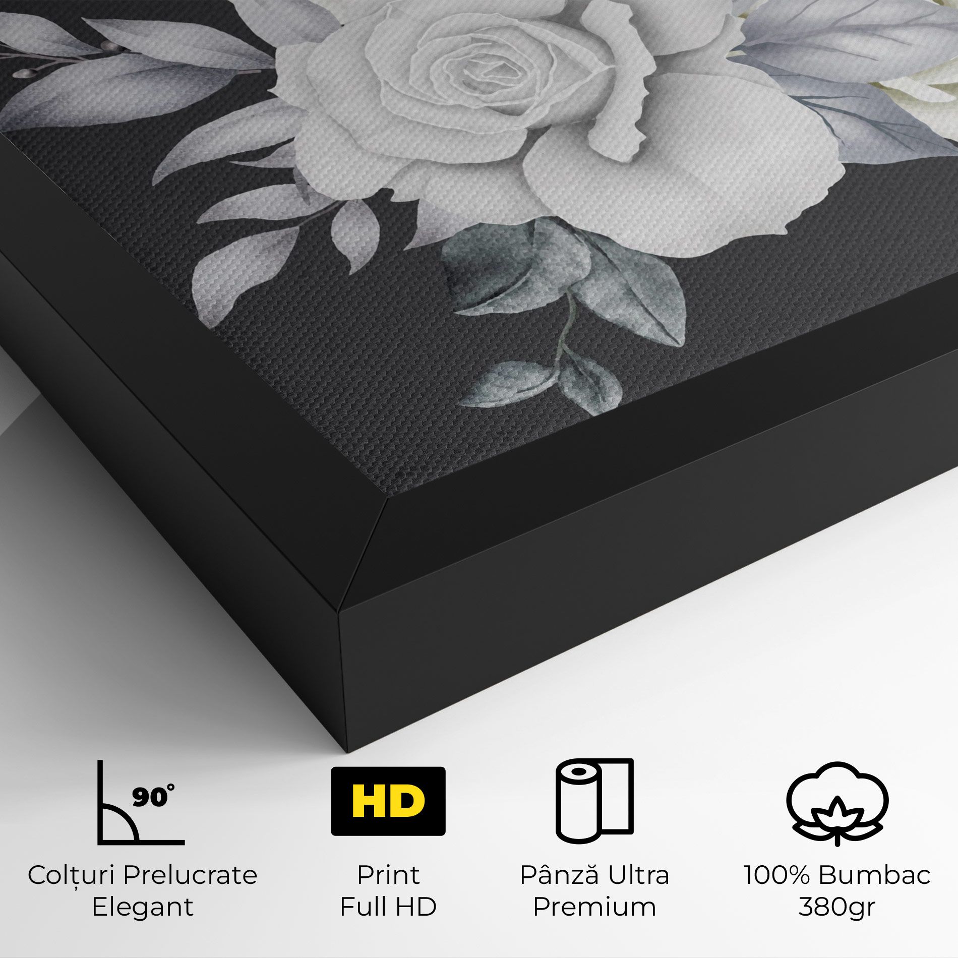 White Grey Rose mockup 4