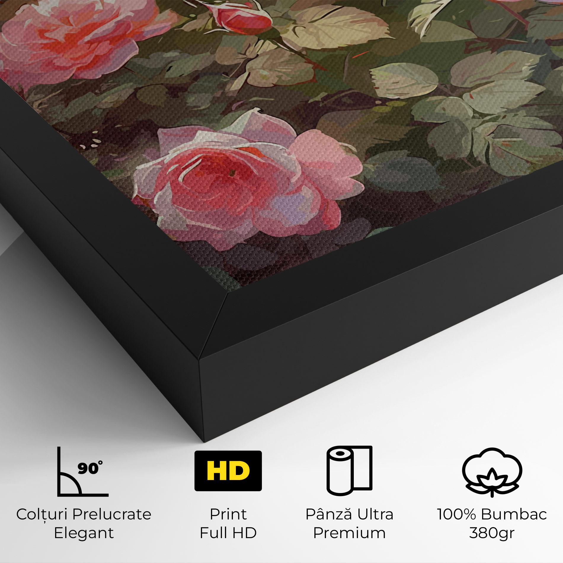 Tablou Canvas Wild Roses mockup 4