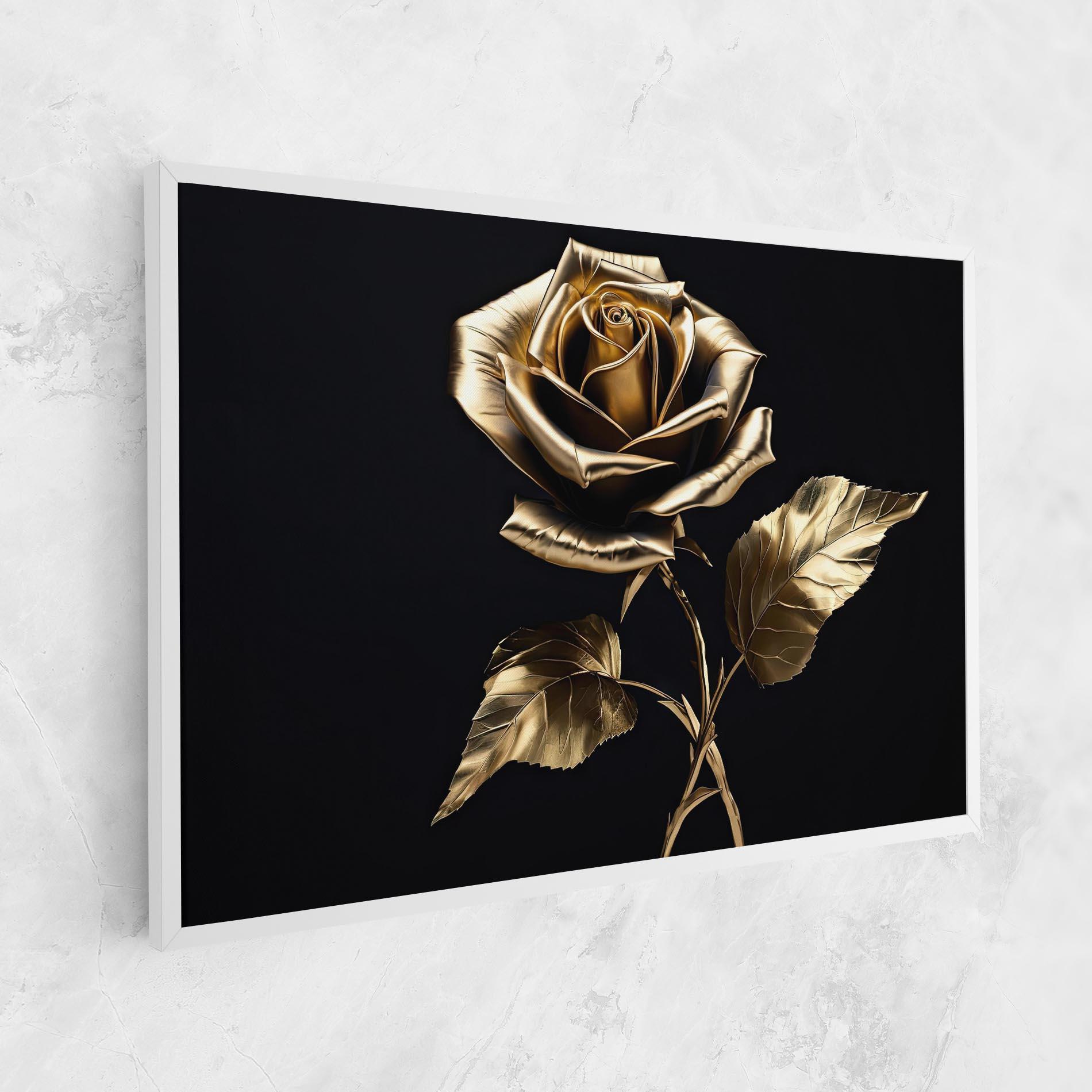Tablou Canvas Beautiful Golden Rose mockup 1