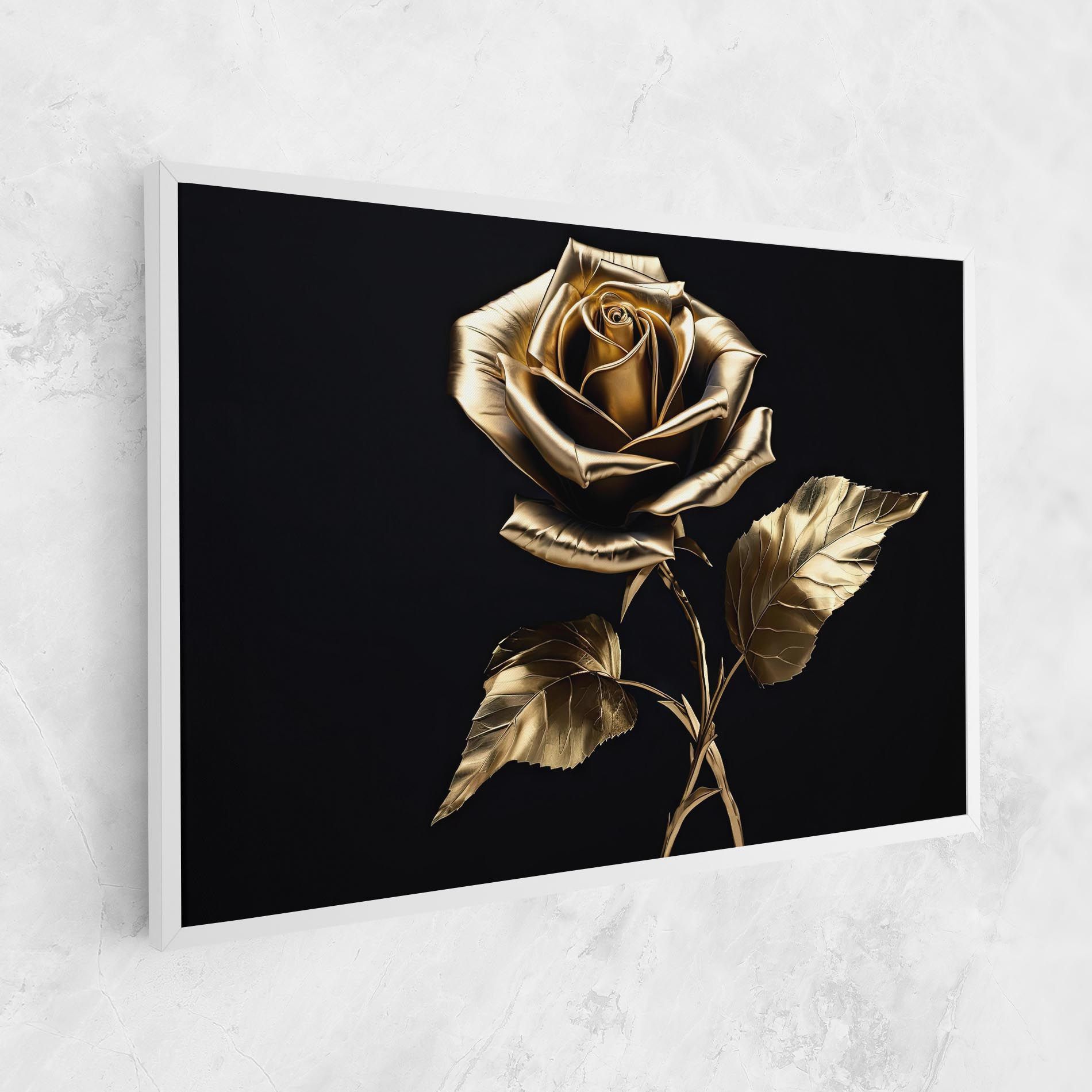 Beautiful Golden Rose mockup 1