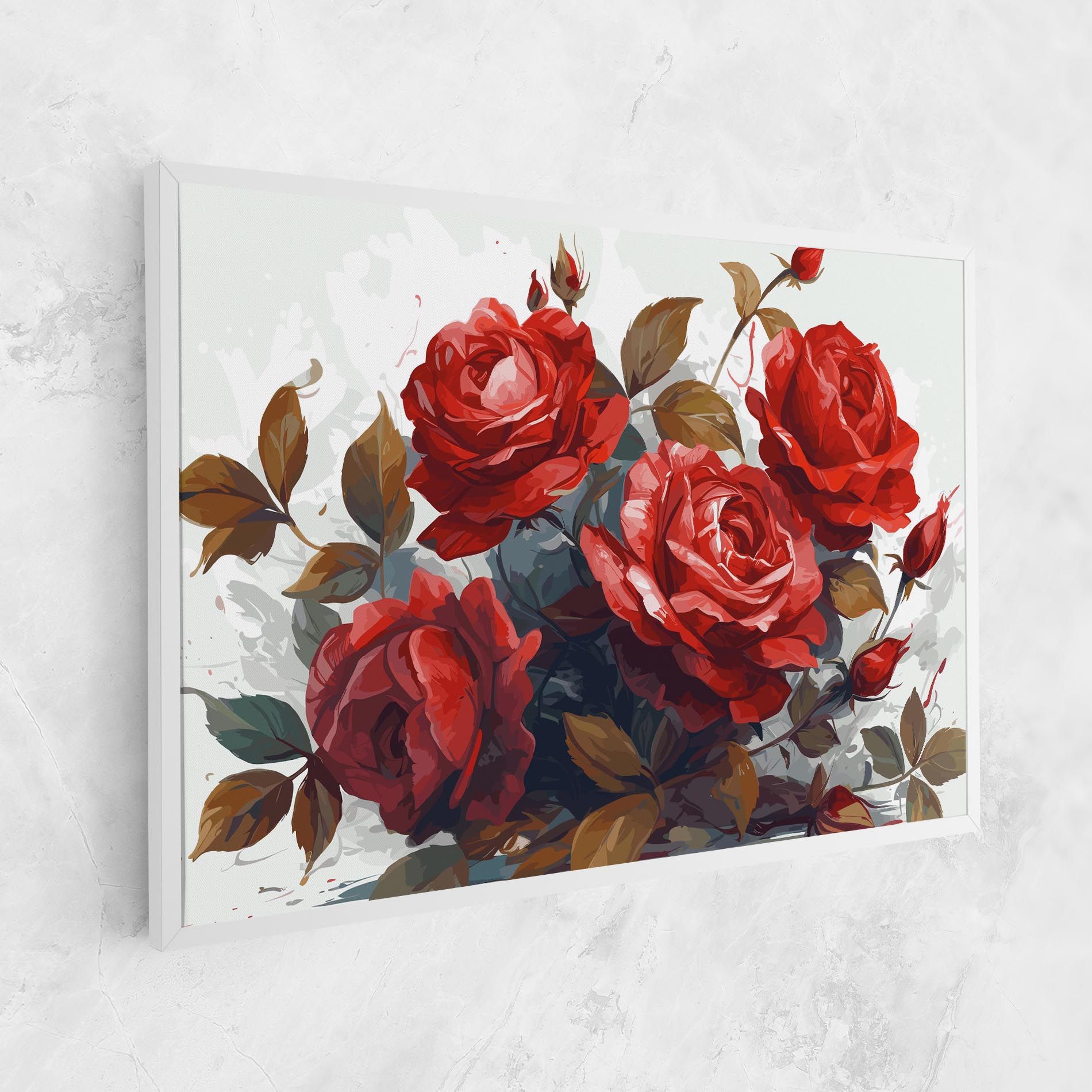 Beautiful Red Roses mockup 1