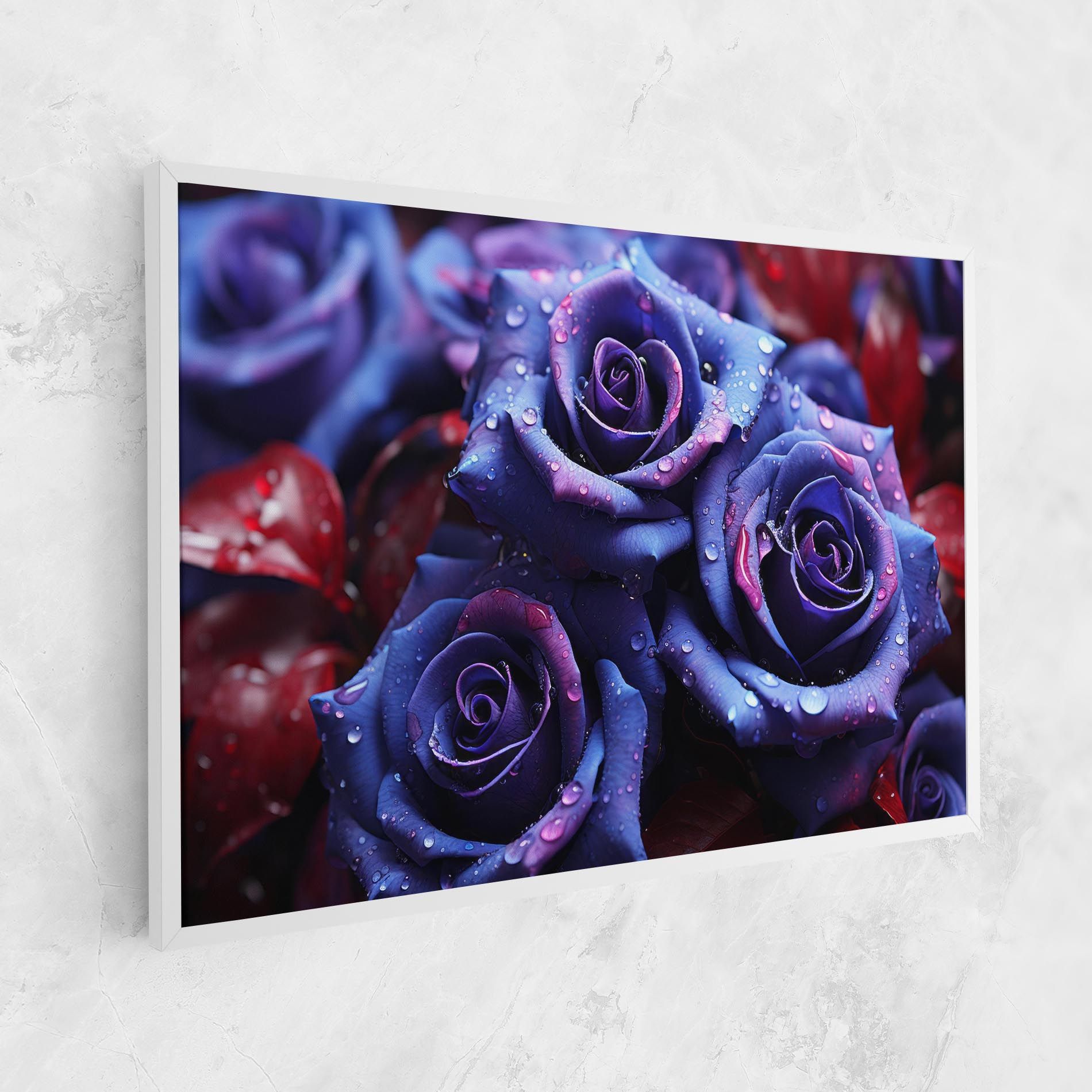 Blue Purple Rose mockup 1
