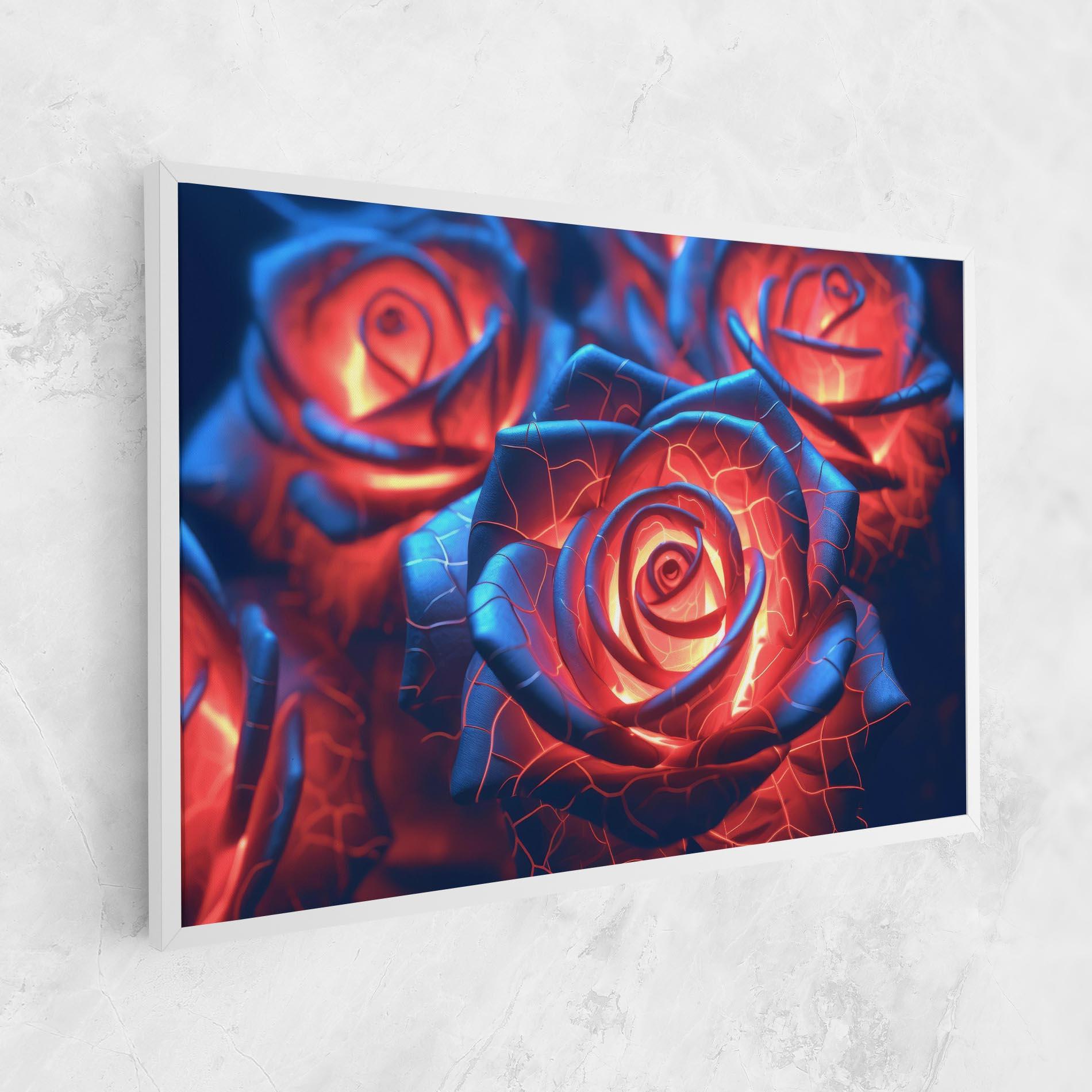 Tablou Canvas Glowing Roses mockup 1