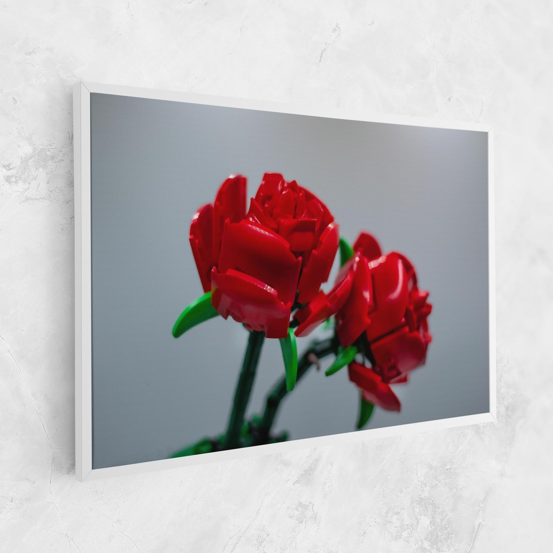 Tablou Canvas Lego Red Roses mockup 1
