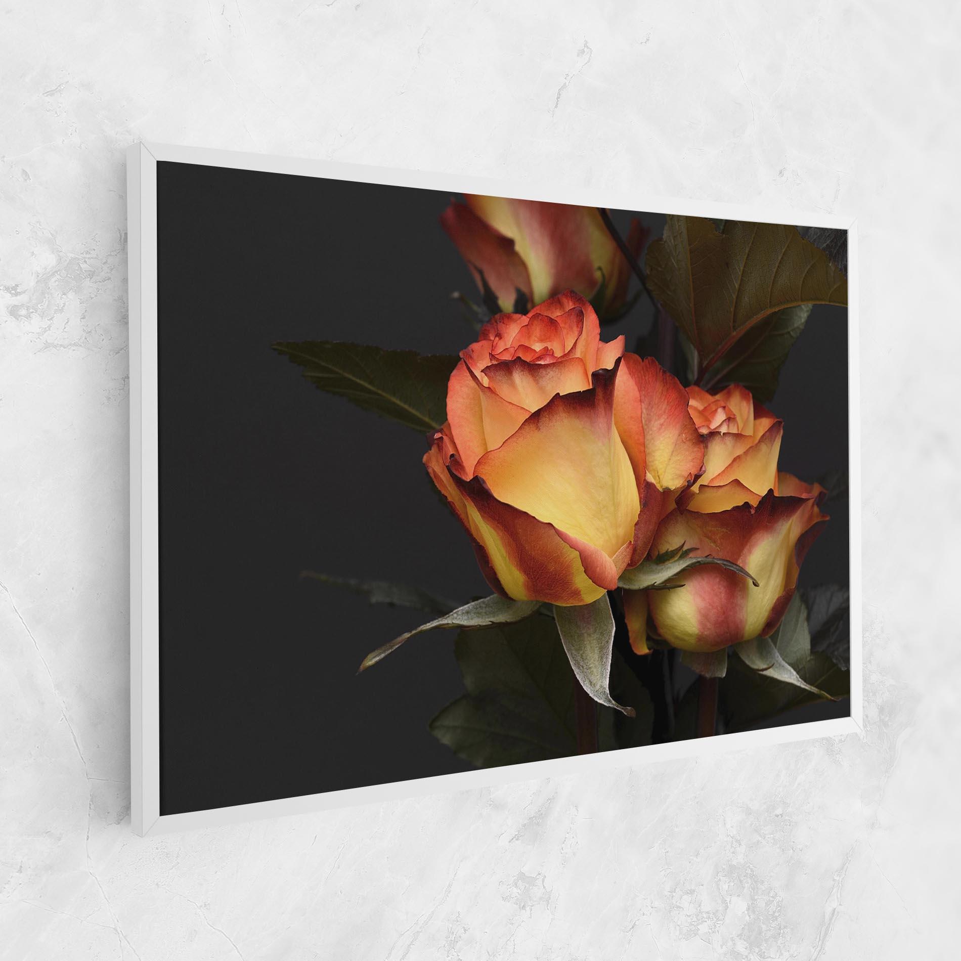 Tablou Canvas Orange Rose mockup 1