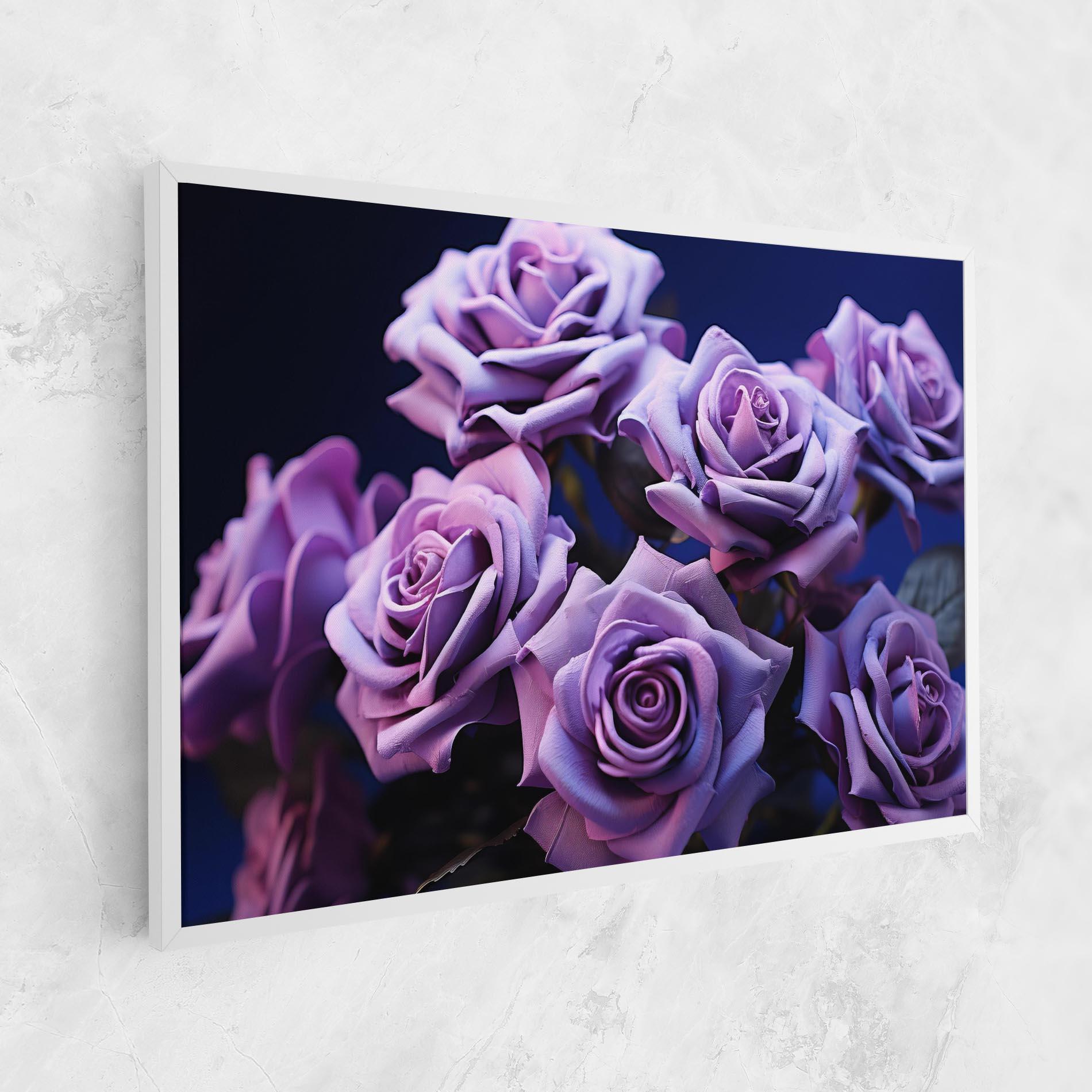 Tablou Canvas Pastel Purple Rose mockup 1