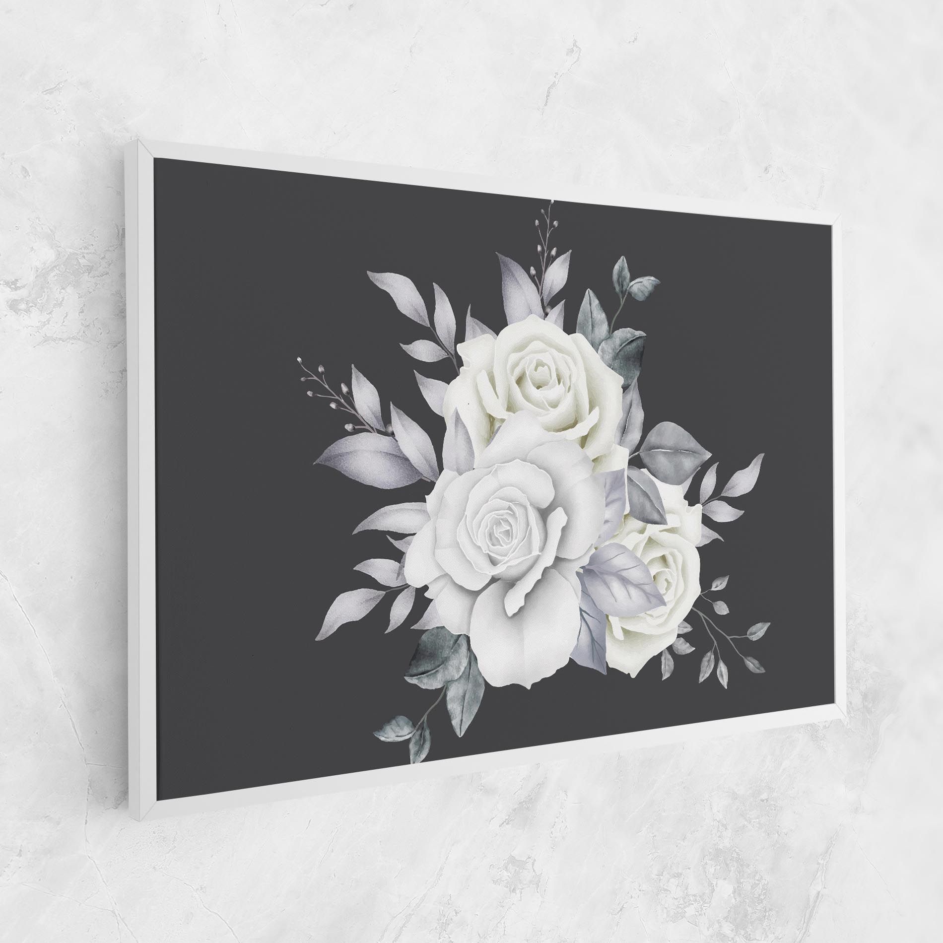 White Grey Rose mockup 1
