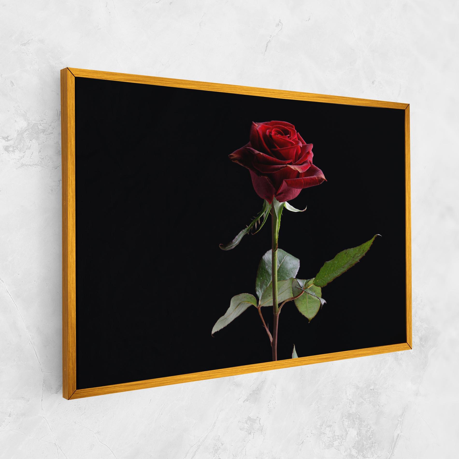 Tablou Canvas Beautiful Red Rose mockup 1