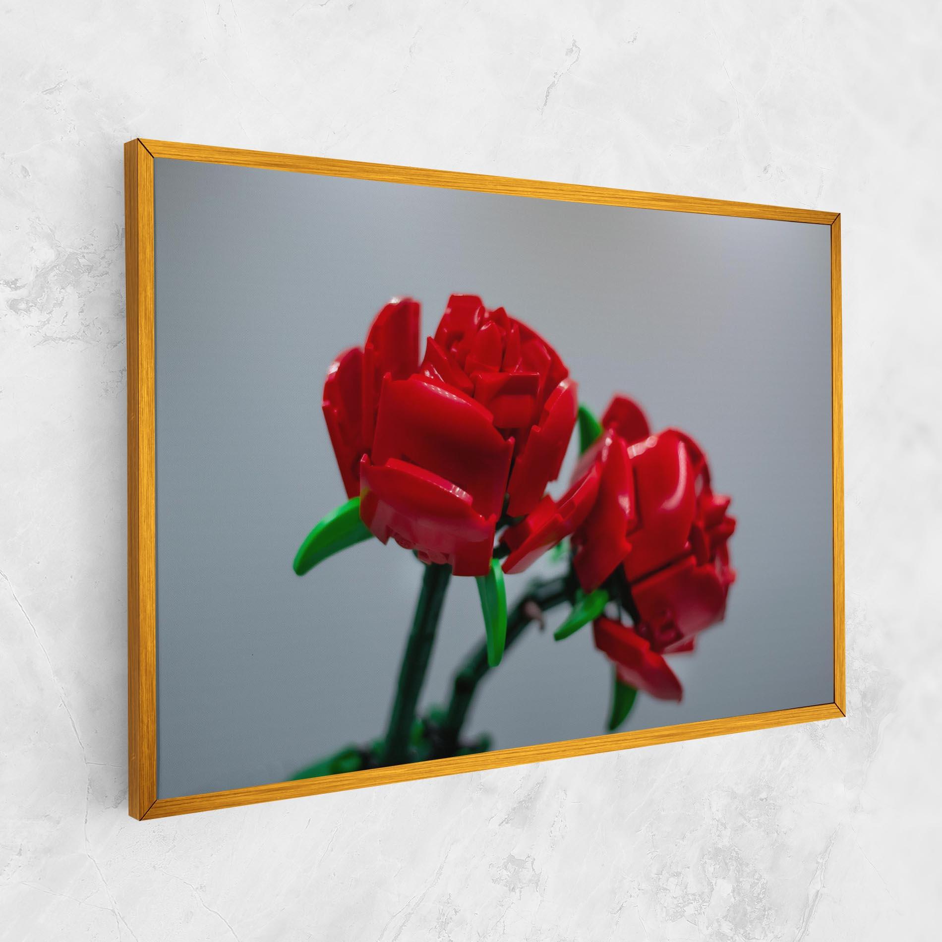 Tablou Canvas Lego Red Roses mockup 1