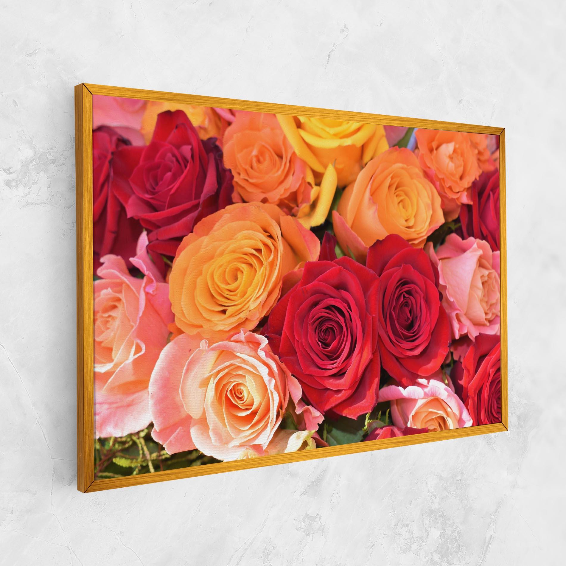 Tablou Canvas Mixed Roses mockup 1