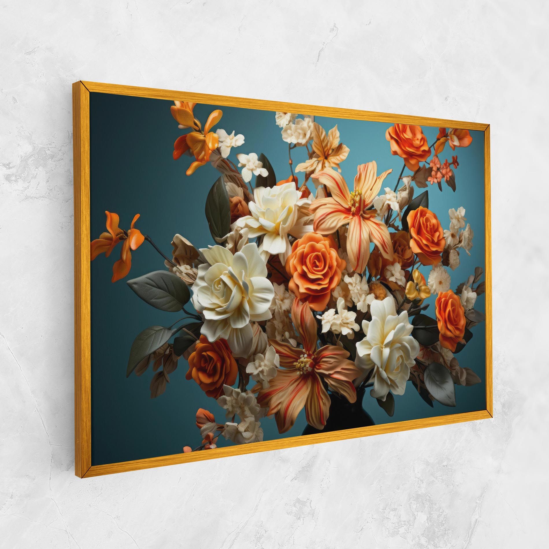 Orange Cream Rose mockup 1