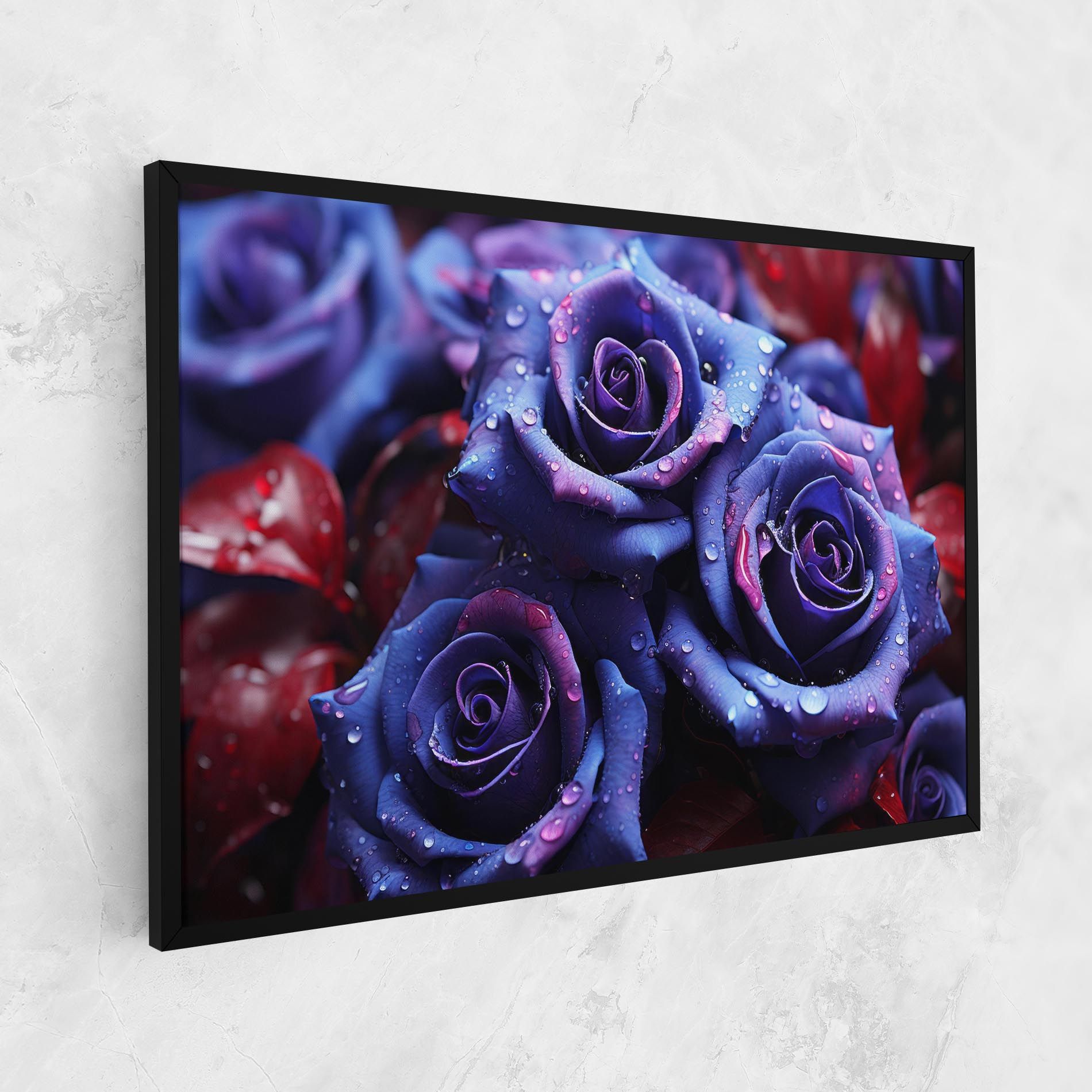 Blue Purple Rose mockup 1