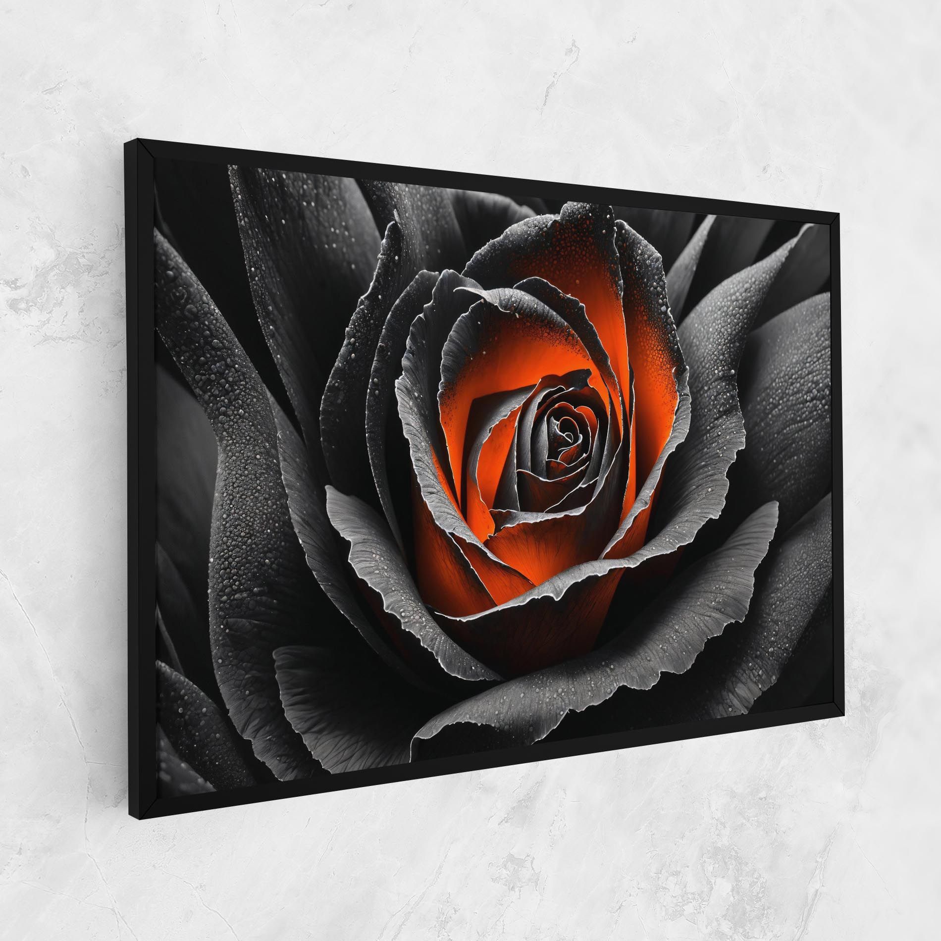 Grey Orange Rose mockup 1