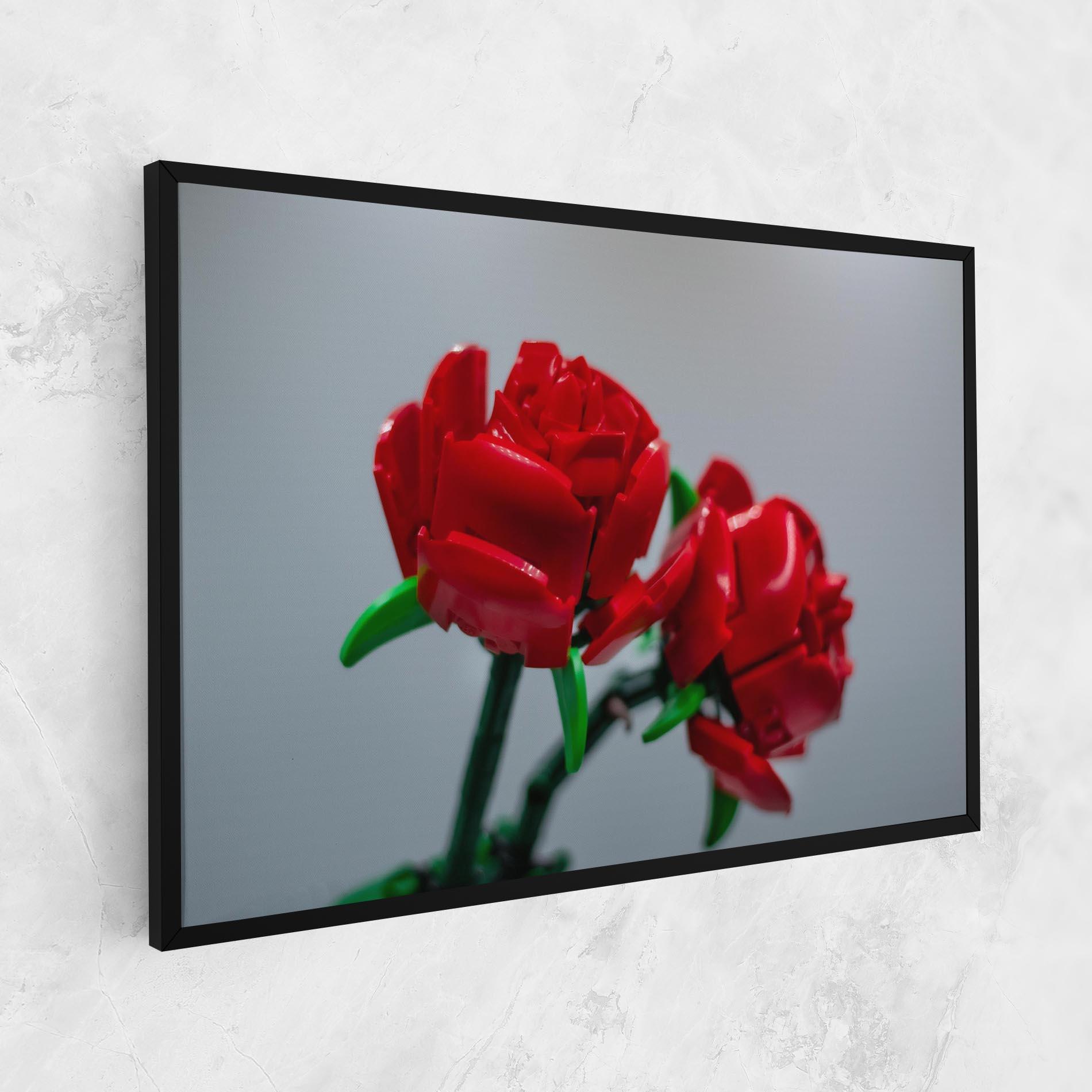 Tablou Canvas Lego Red Roses mockup 1