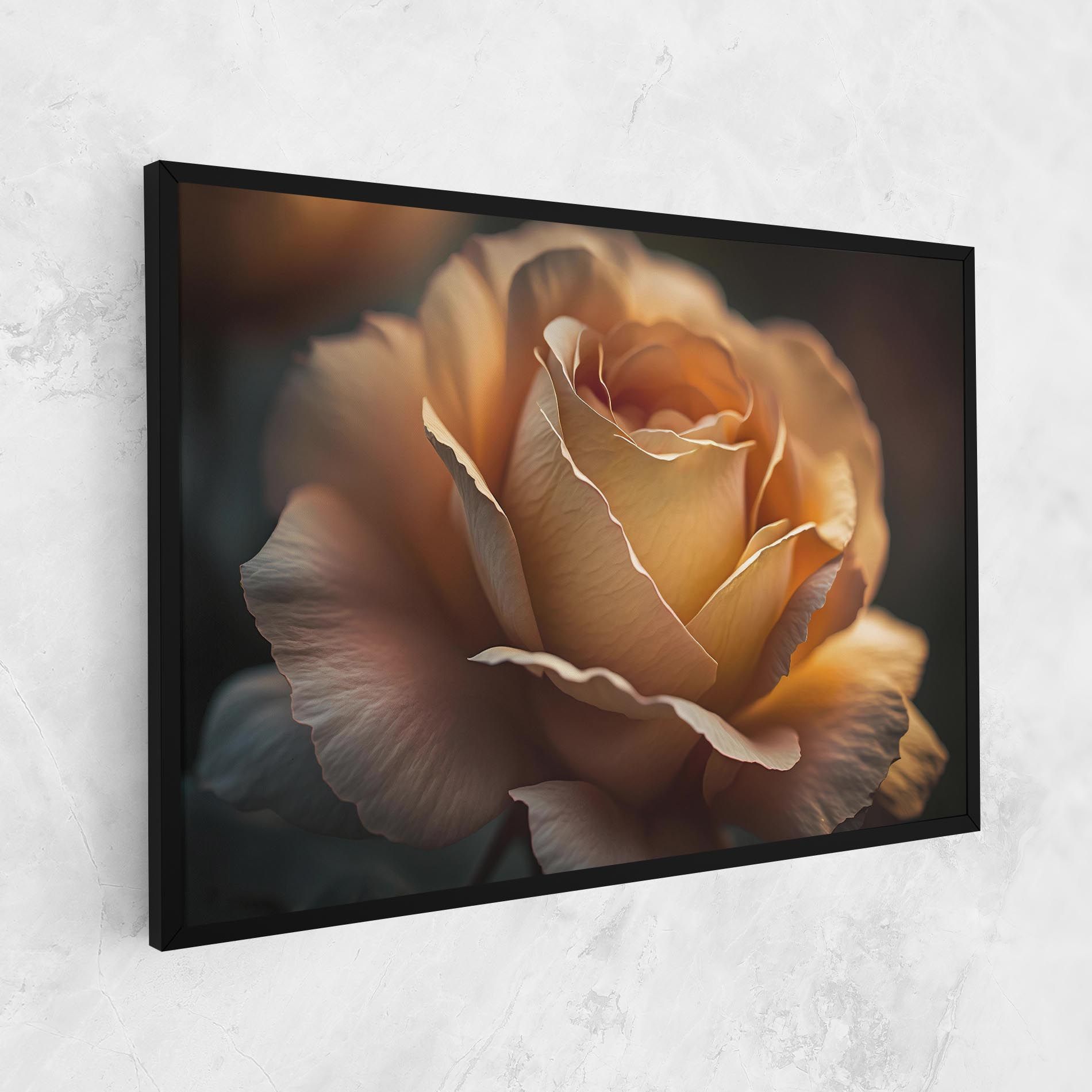 Light Orange Rose Close Up mockup 1