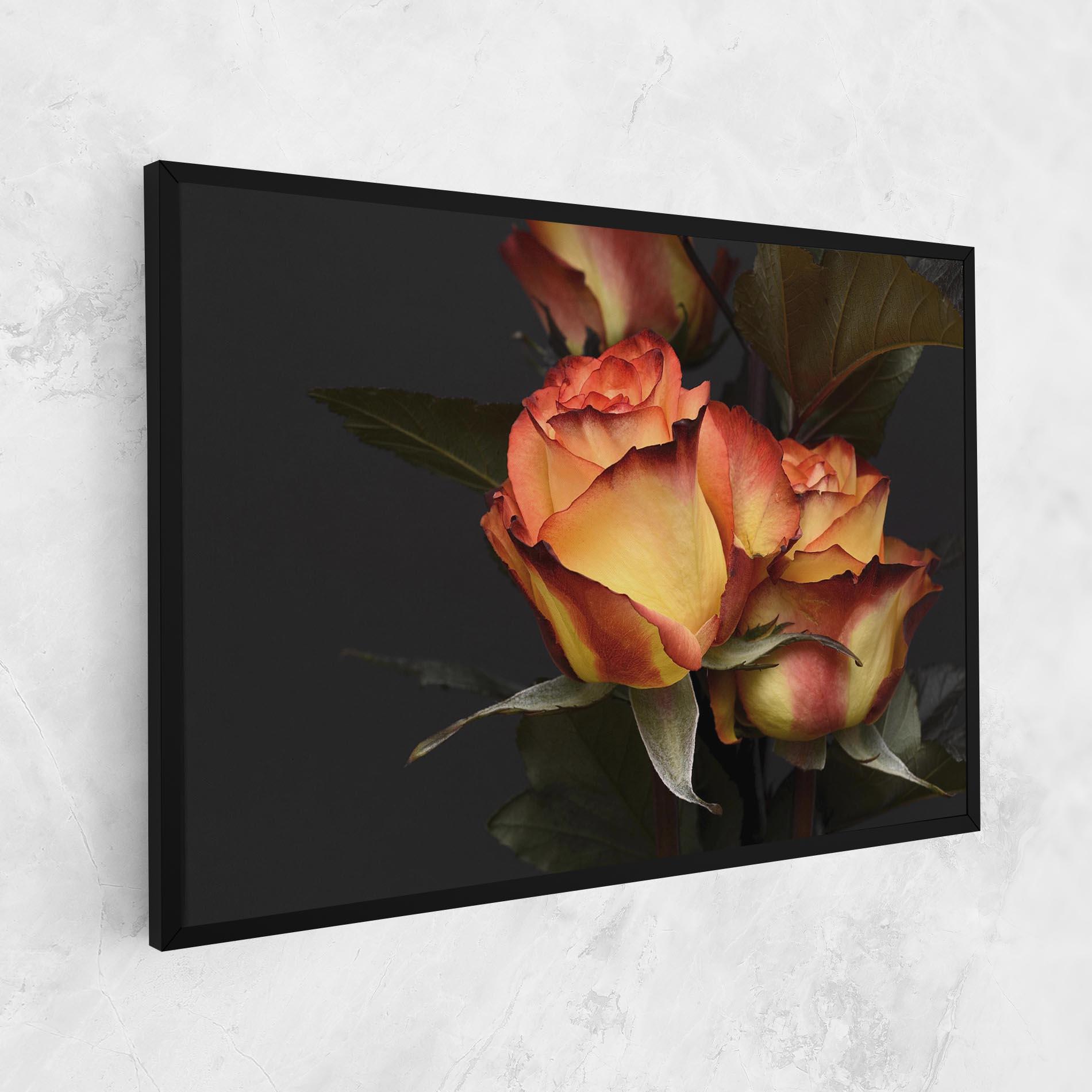 Tablou Canvas Orange Rose mockup 1