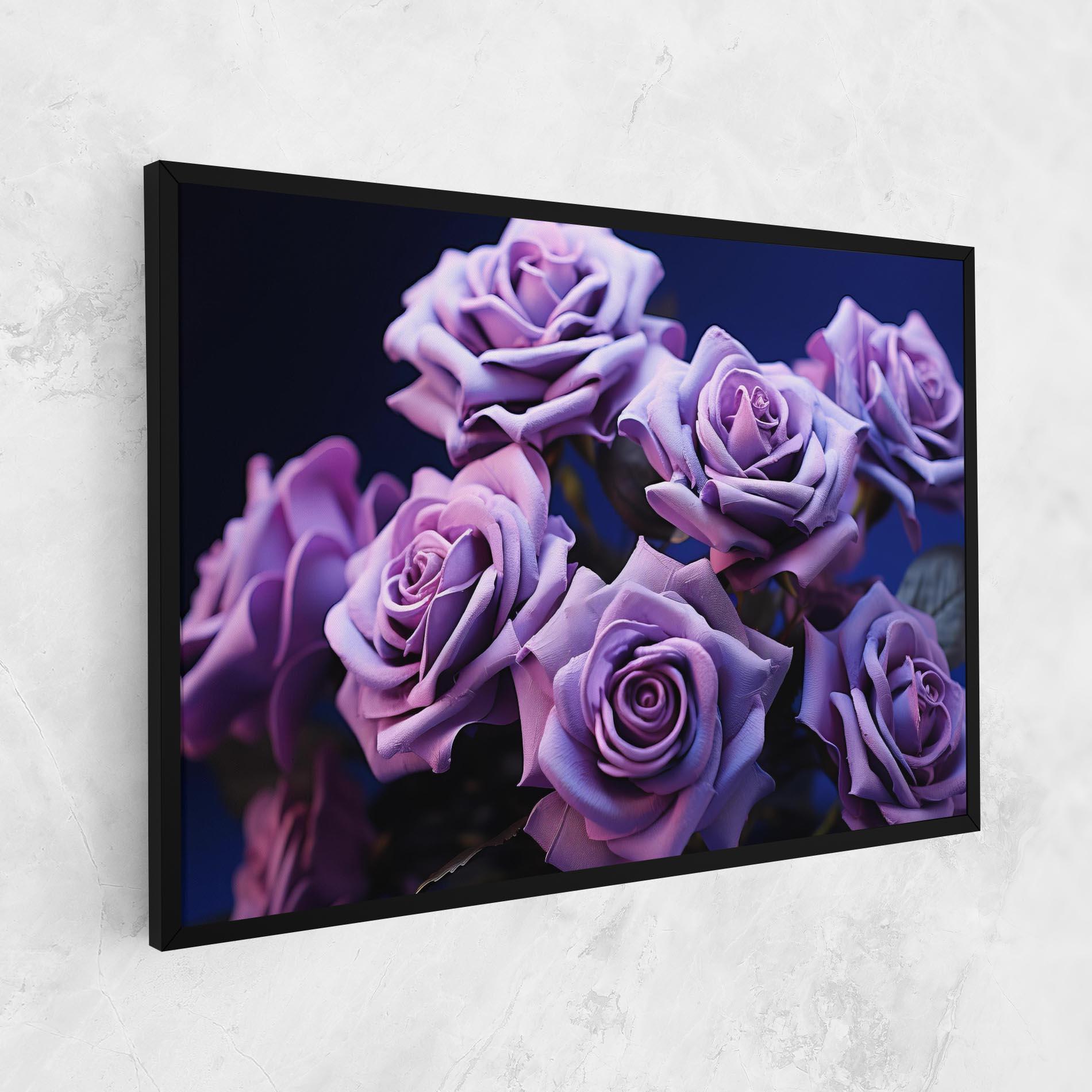 Tablou Canvas Pastel Purple Rose mockup 1