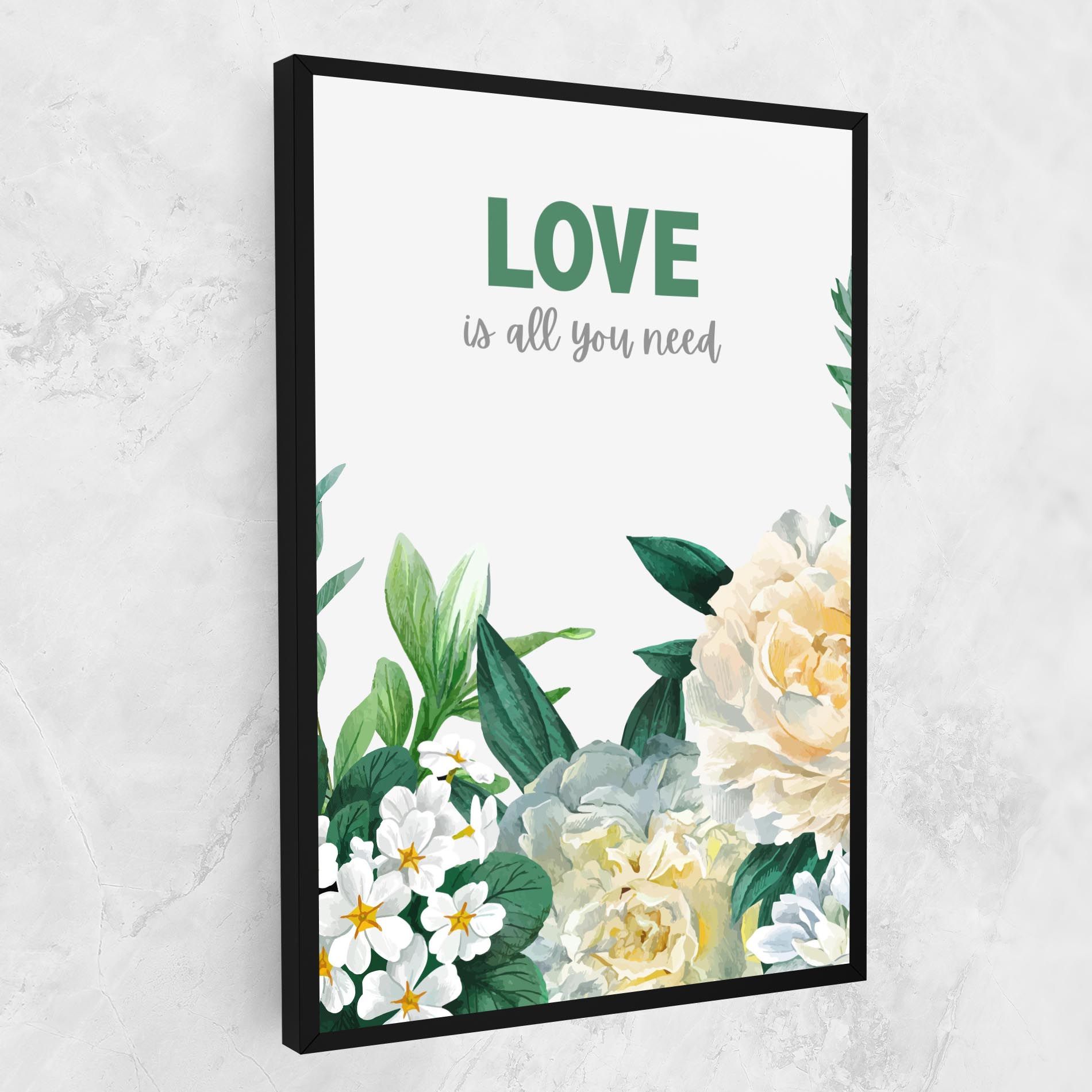 Green Rose Love mockup 1