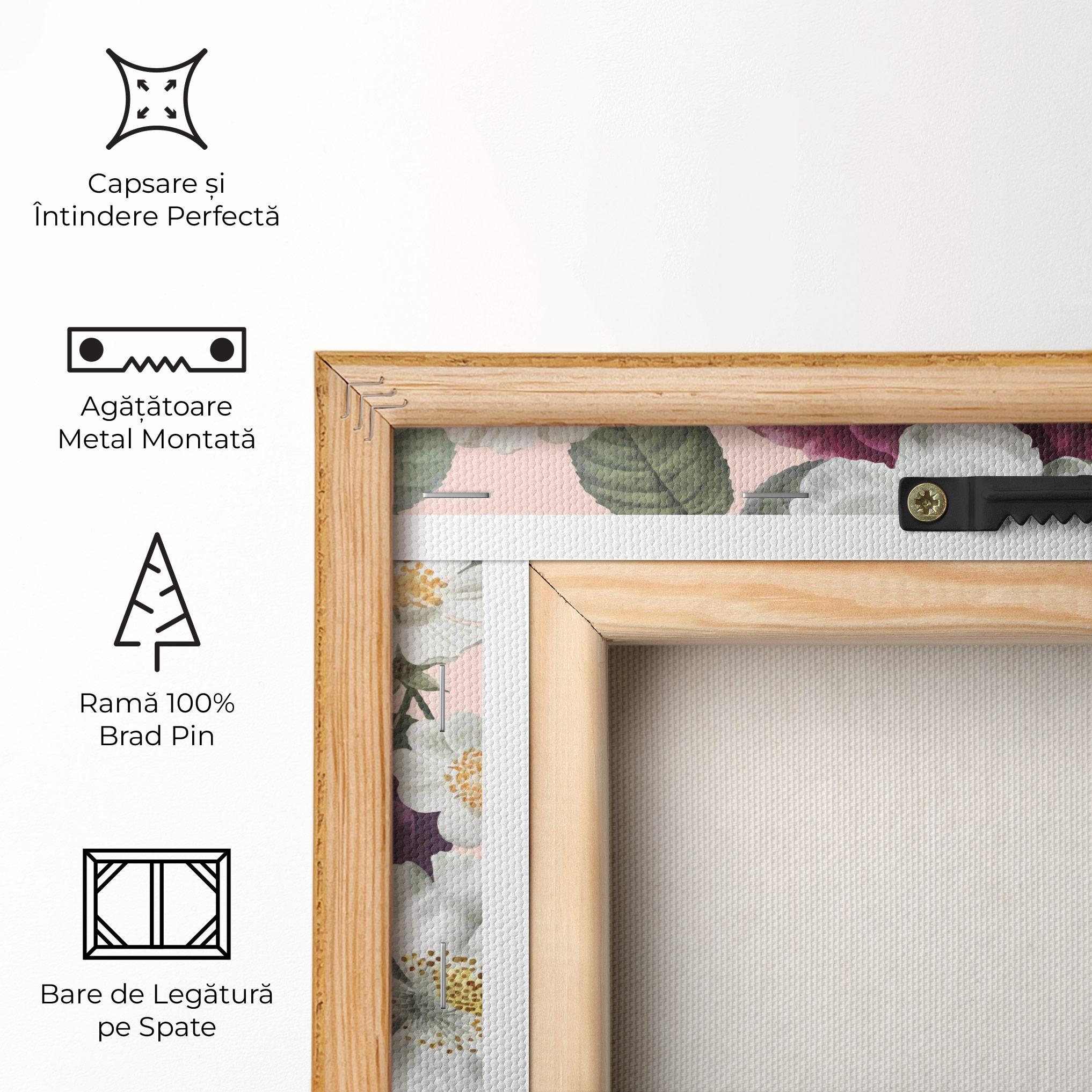 Tablou Canvas Amestec Flori mockup 5