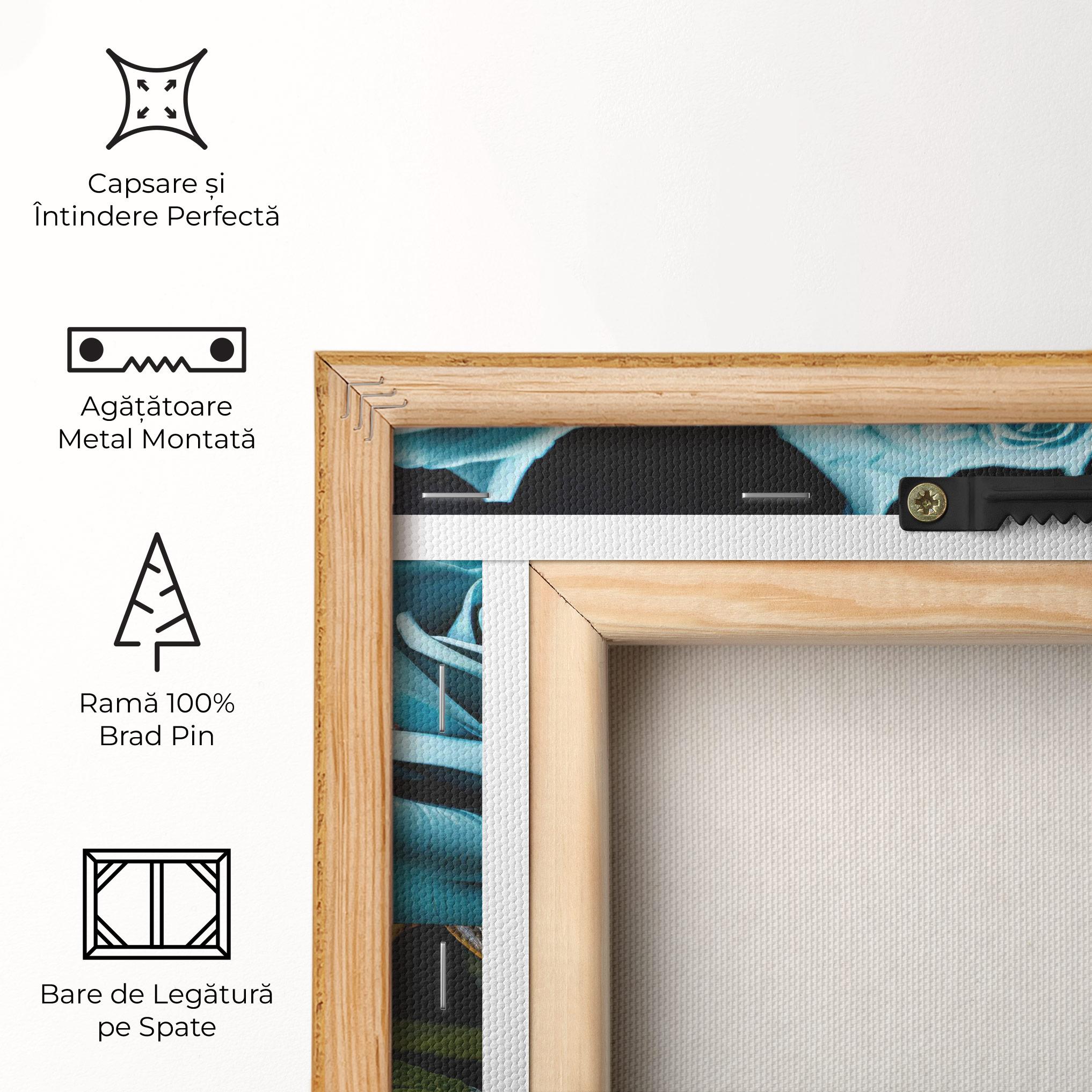 Tablou Canvas Blue Roses mockup 5