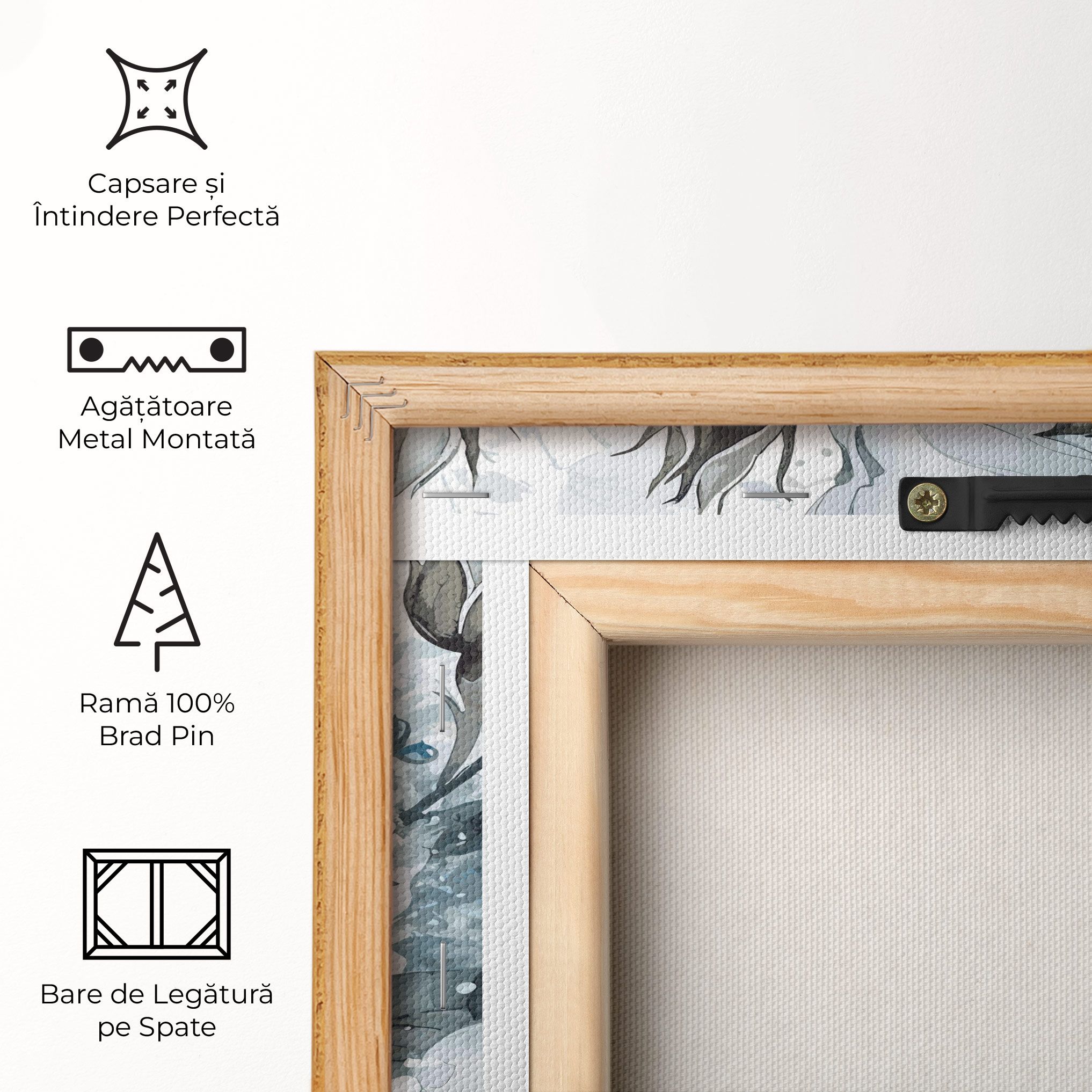 Blue White Rose mockup 5