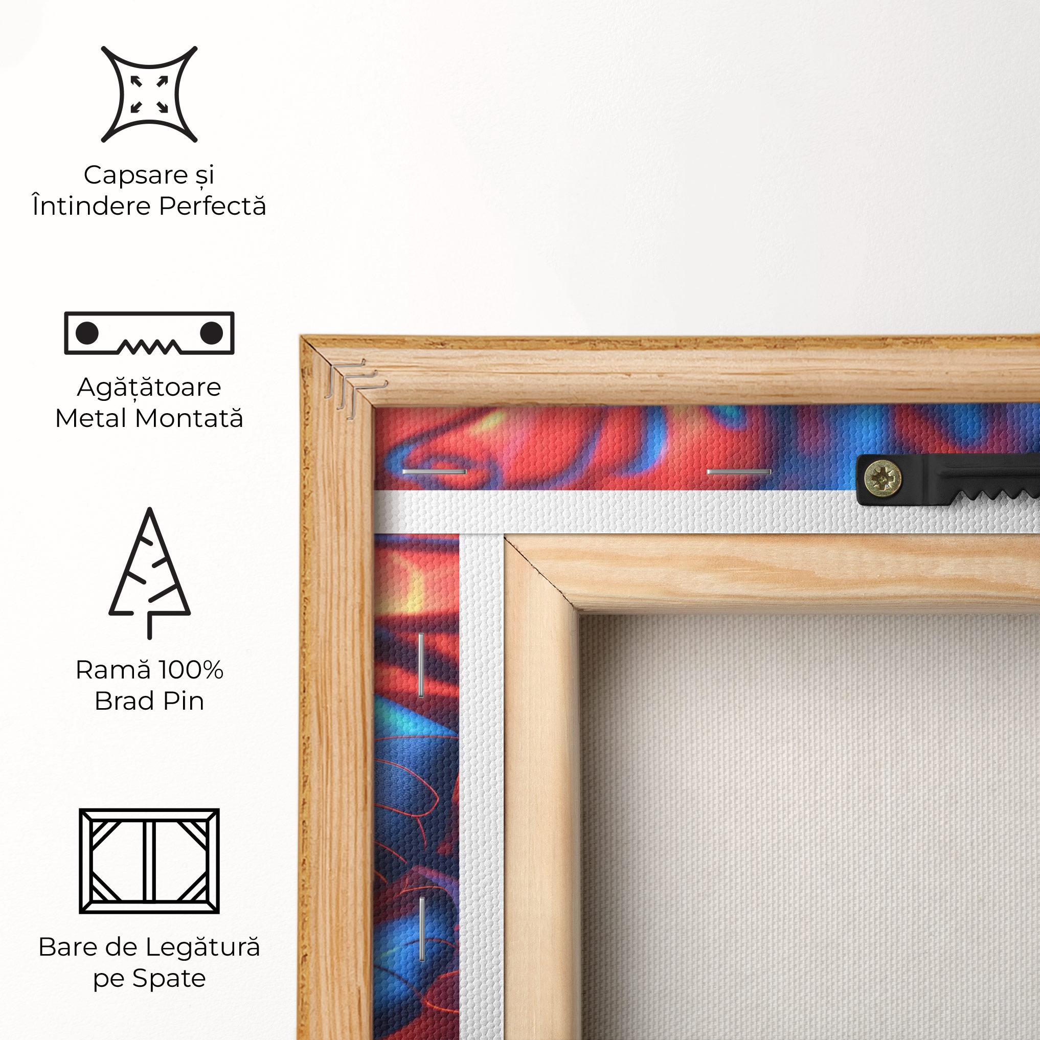 Tablou Canvas Glowing Roses mockup 5