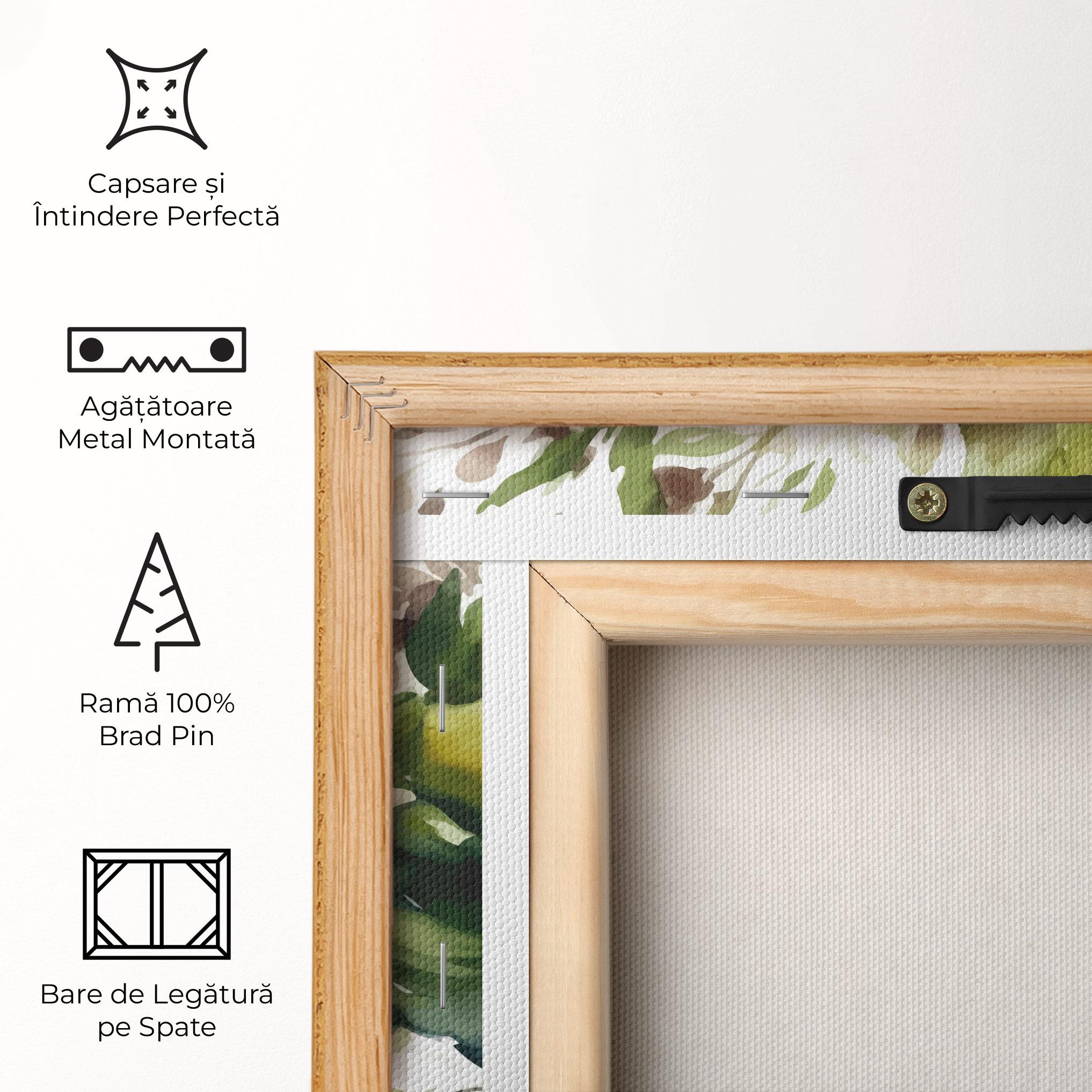 Tablou Canvas Opened Rose mockup 5