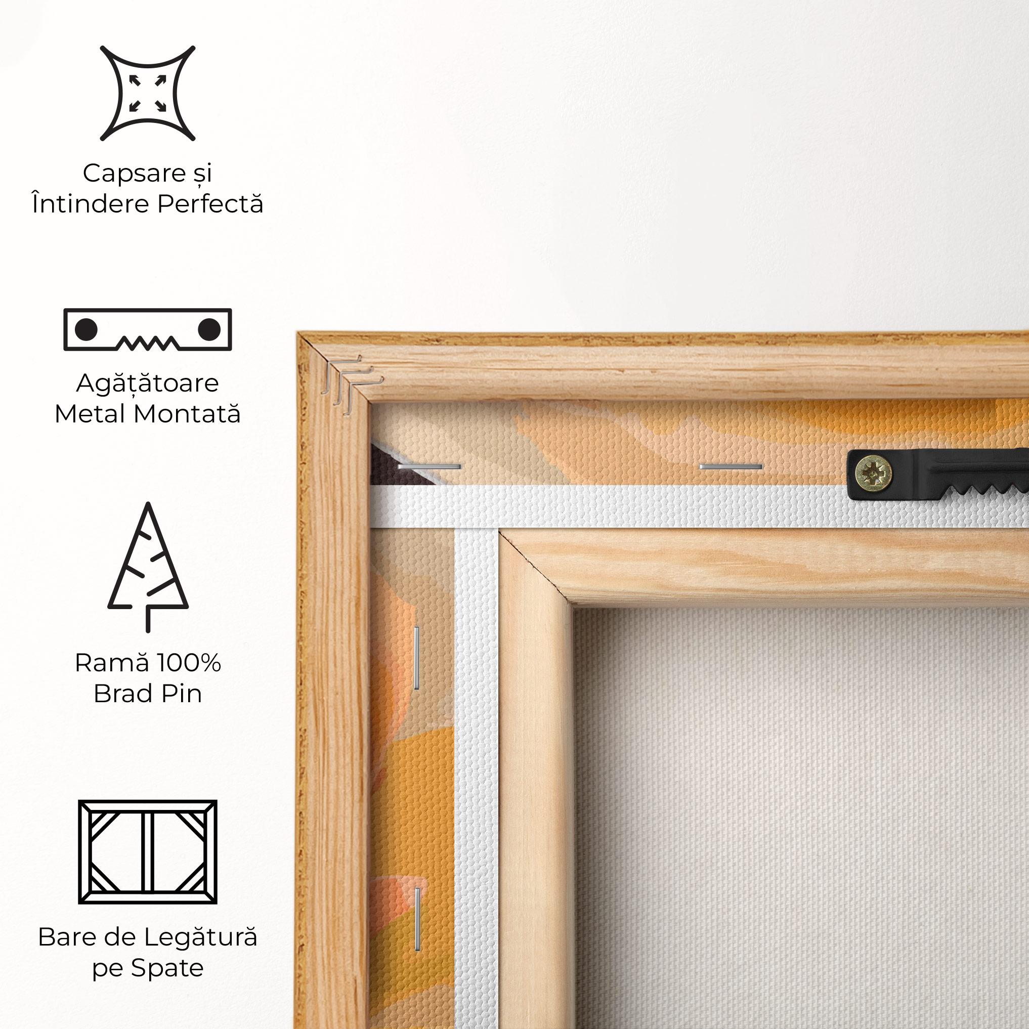 Tablou Canvas Orange Rose Ioana mockup 5