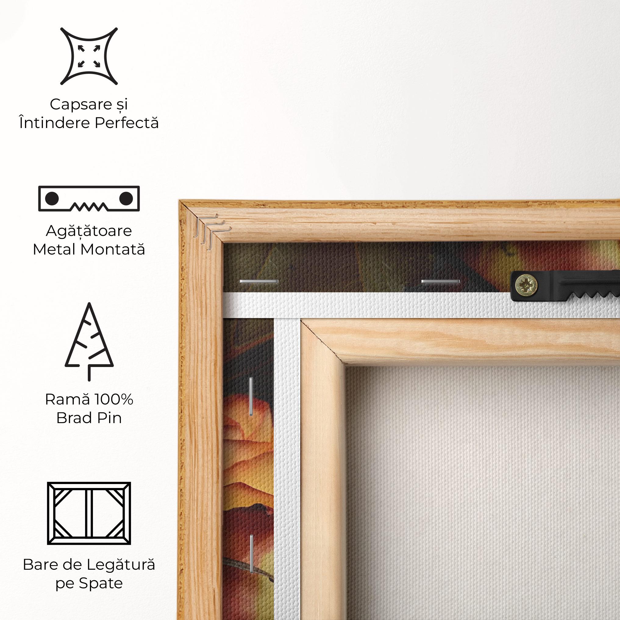 Tablou Canvas Orange Rose mockup 5