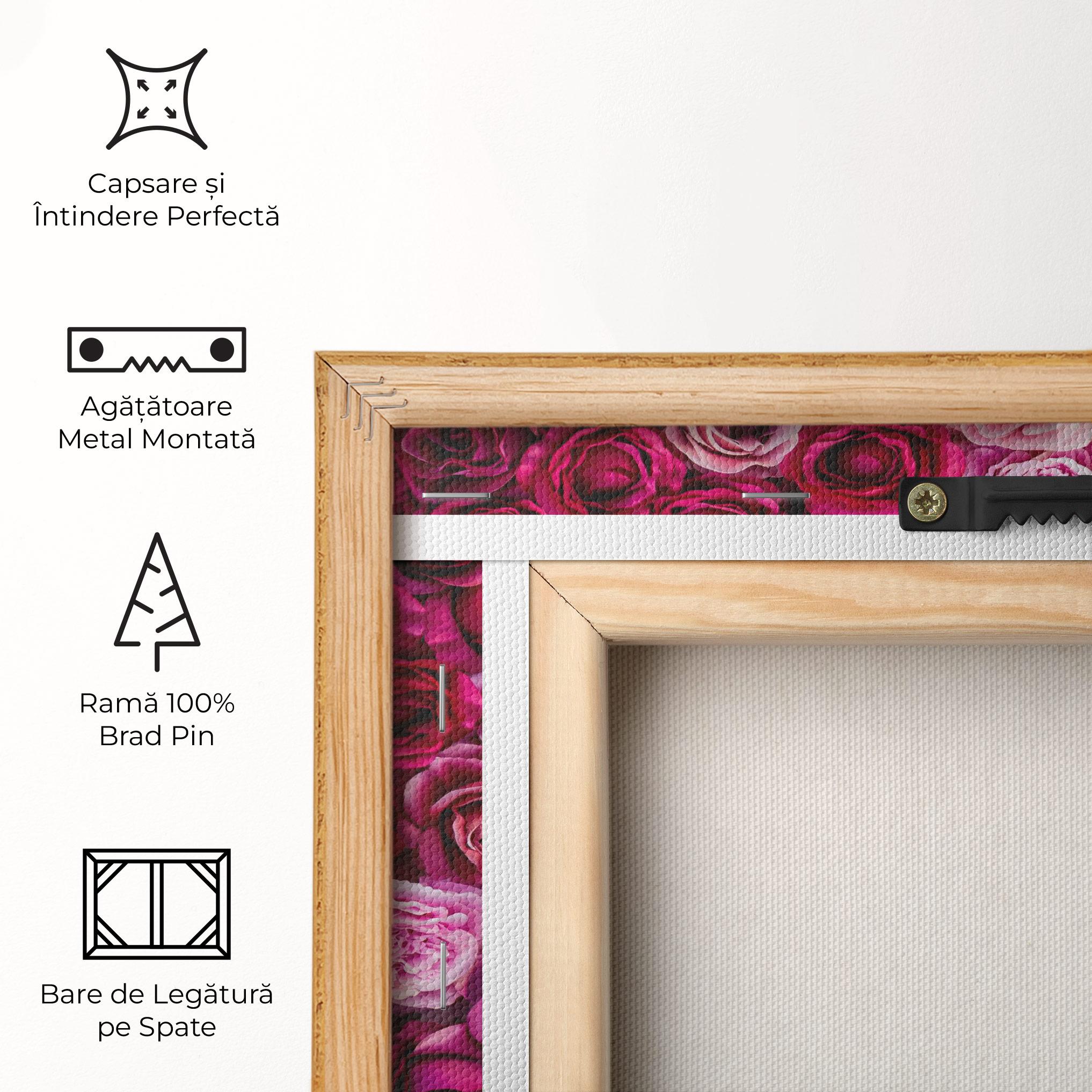 Tablou Canvas Perete Trandafiri mockup 5