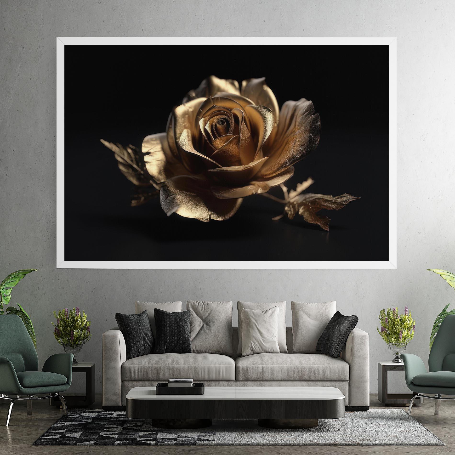 Tablou Canvas Gold Rose mockup 7