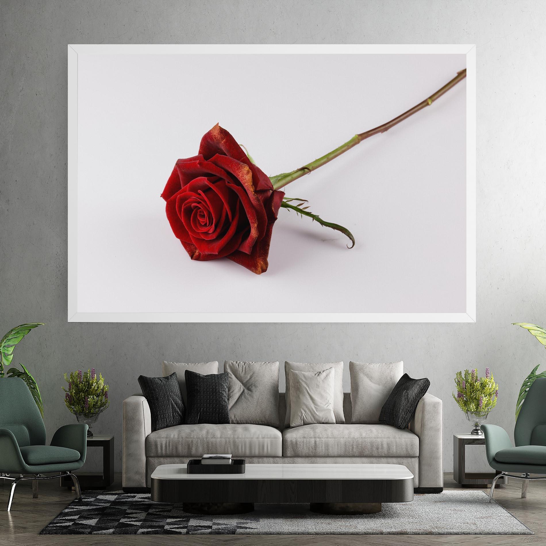 Tablou Canvas Lonely Rose mockup 7