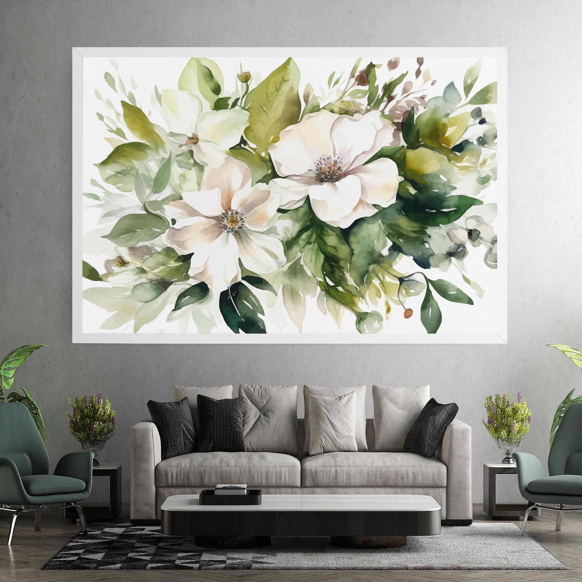 Tablou Canvas Opened Rose mockup 7